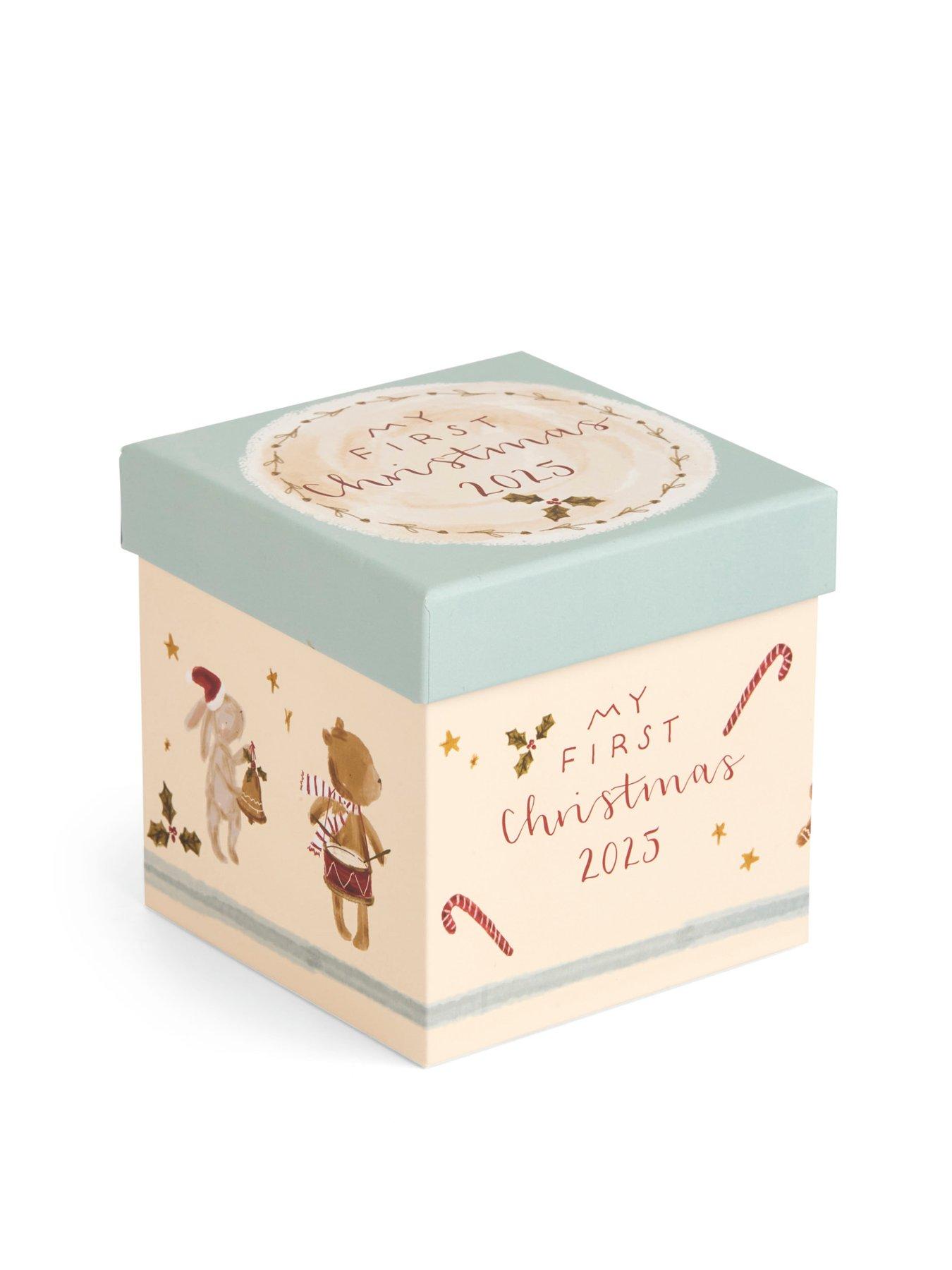  image of mamas-papas-glass-bauble-2025-blue