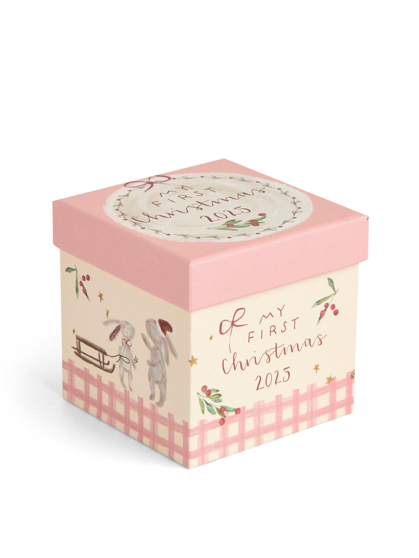  image of mamas-papas-glass-bauble-2025-pink