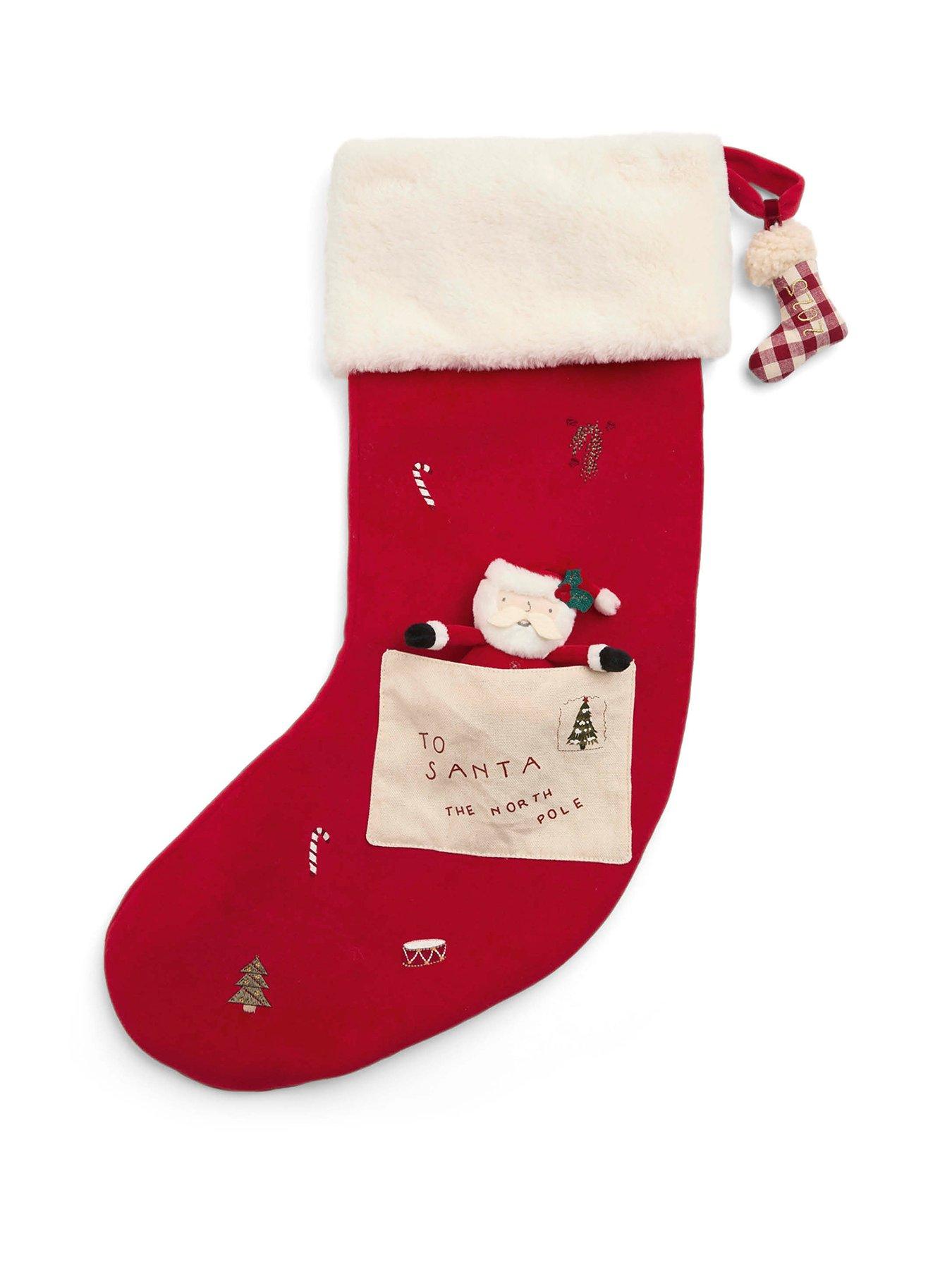 Image 2 of 2 of Mamas & Papas Large Stocking - Santa 2025