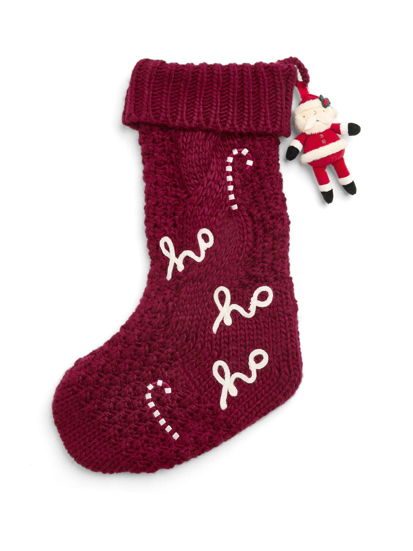 mamas-papas-large-stocking-knit-red