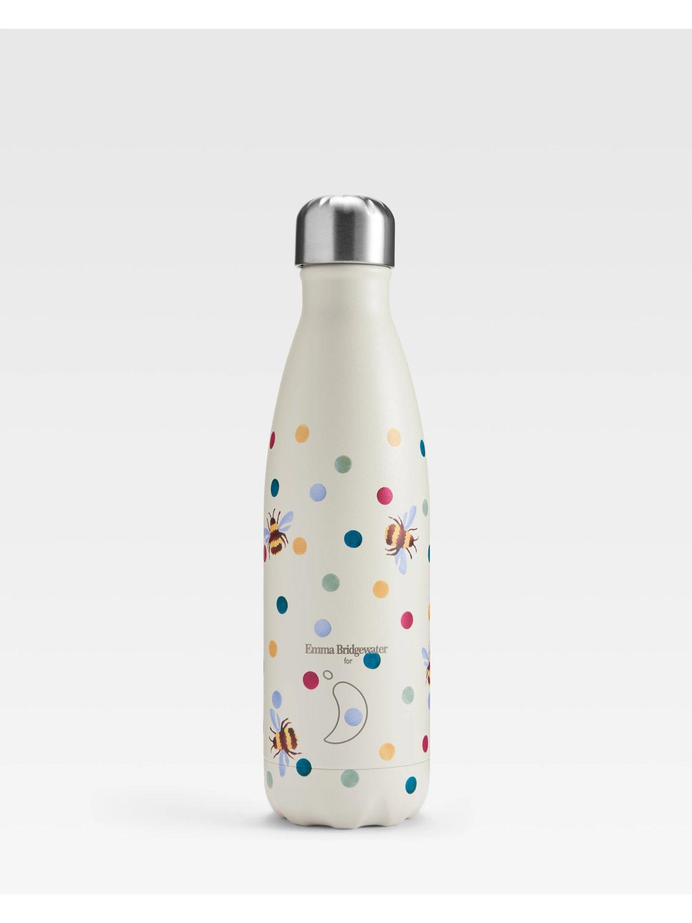 Chilly's Emma Bridgewater, Original Bottle 500ml, Polka Dot And Bees