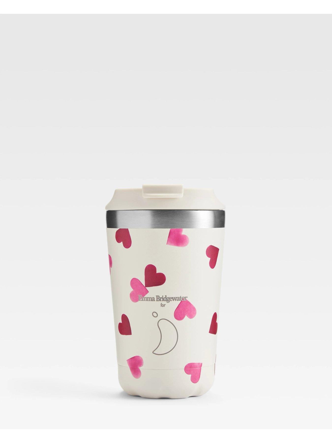 Chilly's Emma Bridgewater, Original Cup 2024, 340ml, Pink Hearts