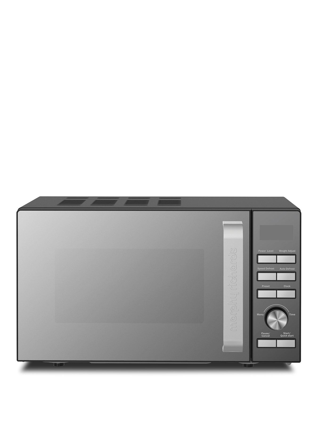 Morphy Richards Microwave 20L 800W Digital Mirror Door & Mirror Acrylic Panel