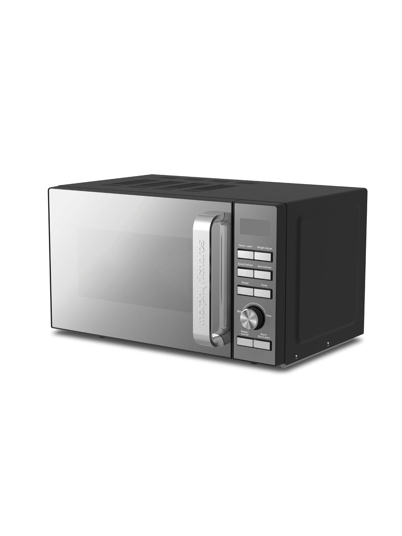  image of morphy-richards-microwave-20l-800w-digital-mirror-door-amp-mirror-acrylic-panel