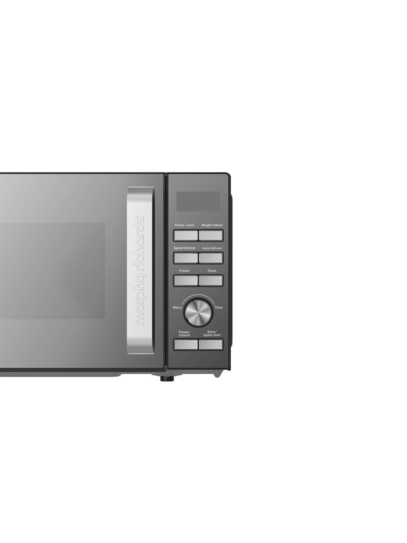 image of morphy-richards-microwave-20l-800w-digital-mirror-door-amp-mirror-acrylic-panel