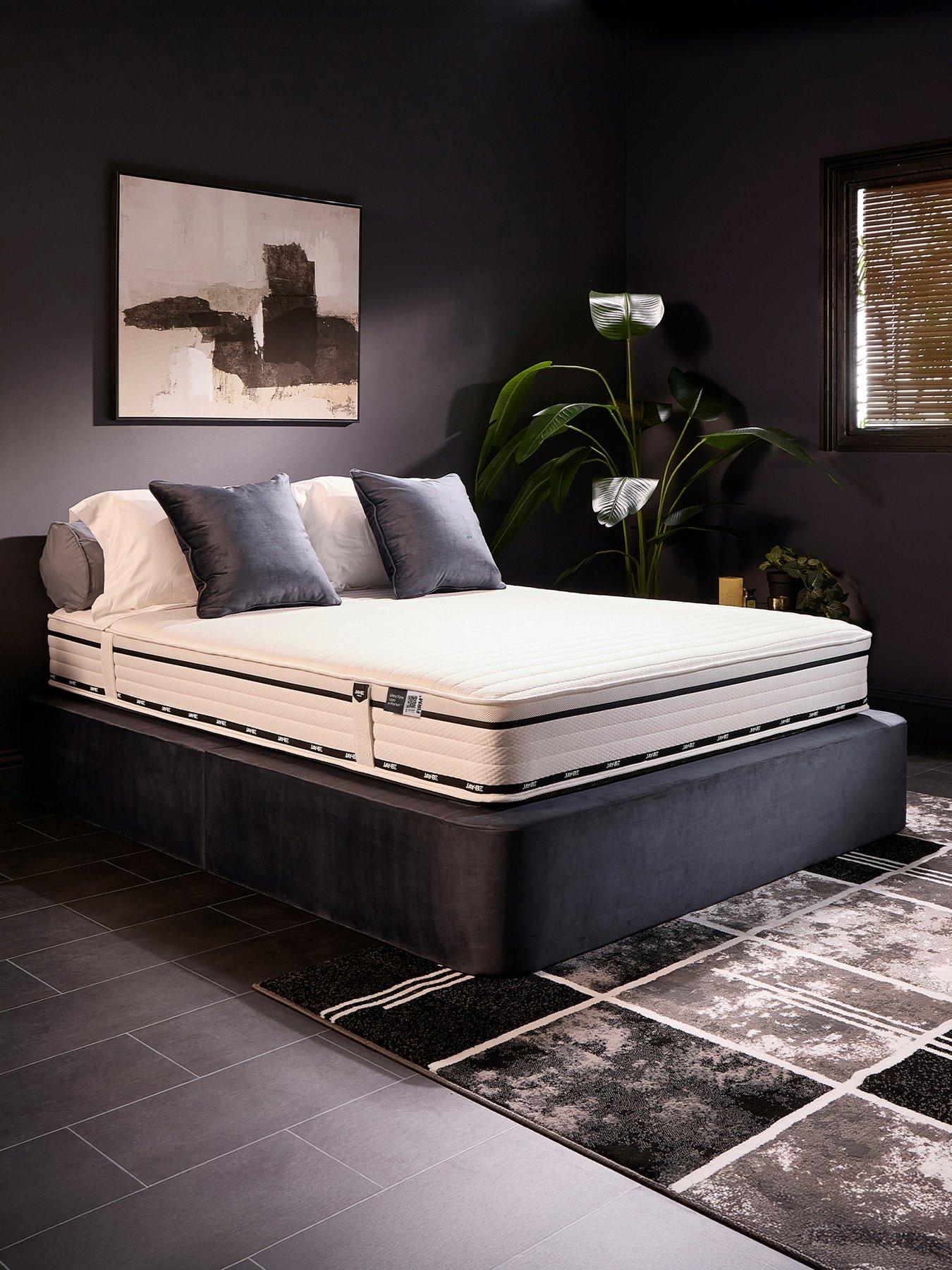 front image of jaybe-flex-1200-pocket-sprung-ultra-firm-mattress