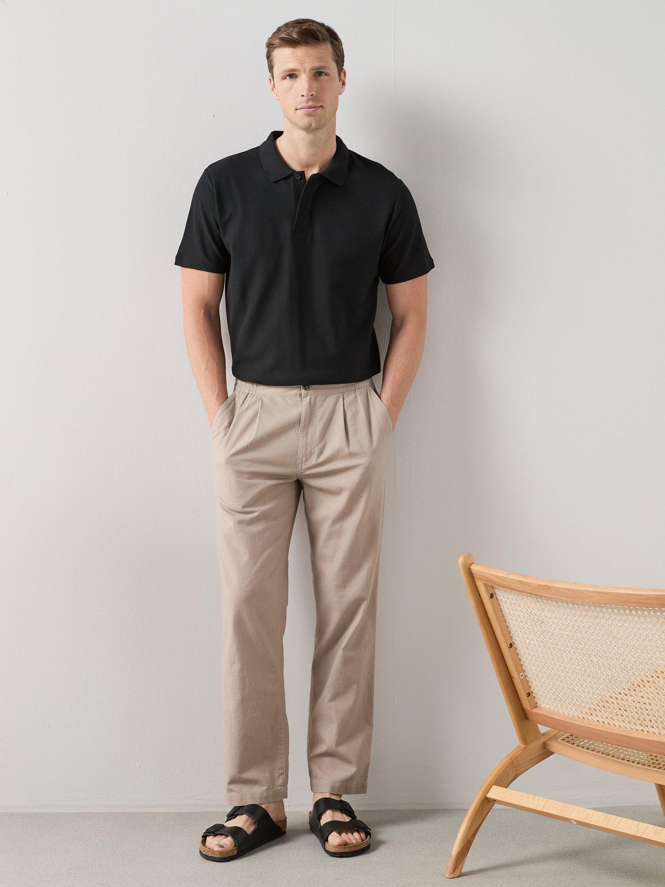 the-very-collection-regular-fit-cotton-linen-blend-trousers-mushroom