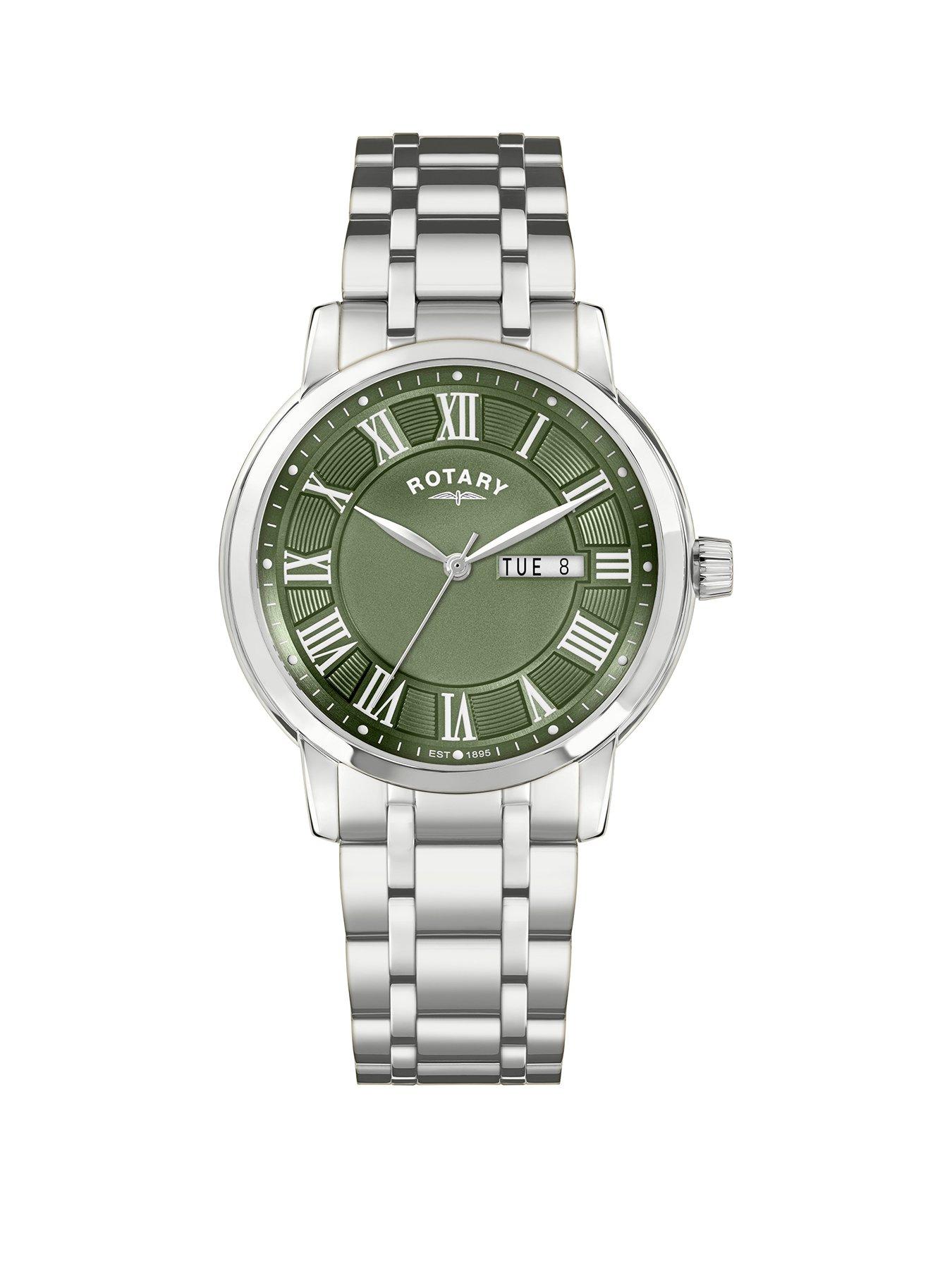 rotary-mens-heritage-stainless-steel-bracelet-watch