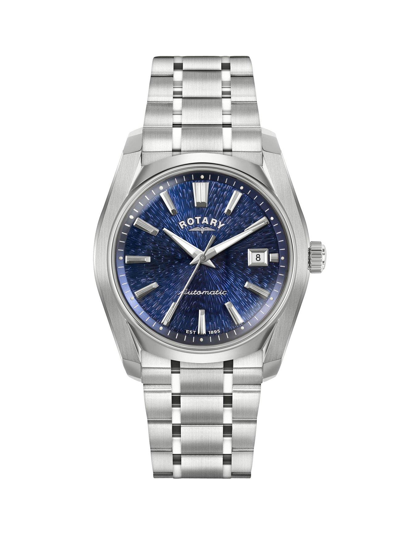 rotary-mens-lumen-blue-dial-stainless-steel-bracelet-watch