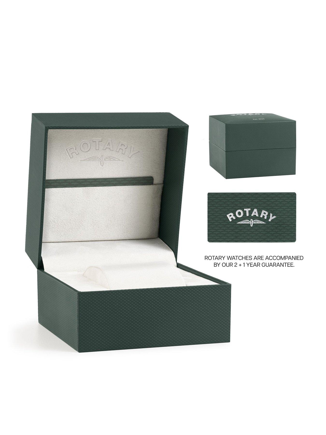 Image 2 of 2 of Rotary Men's Lumen Gold Plated Stainless Steel Bracelet Watch