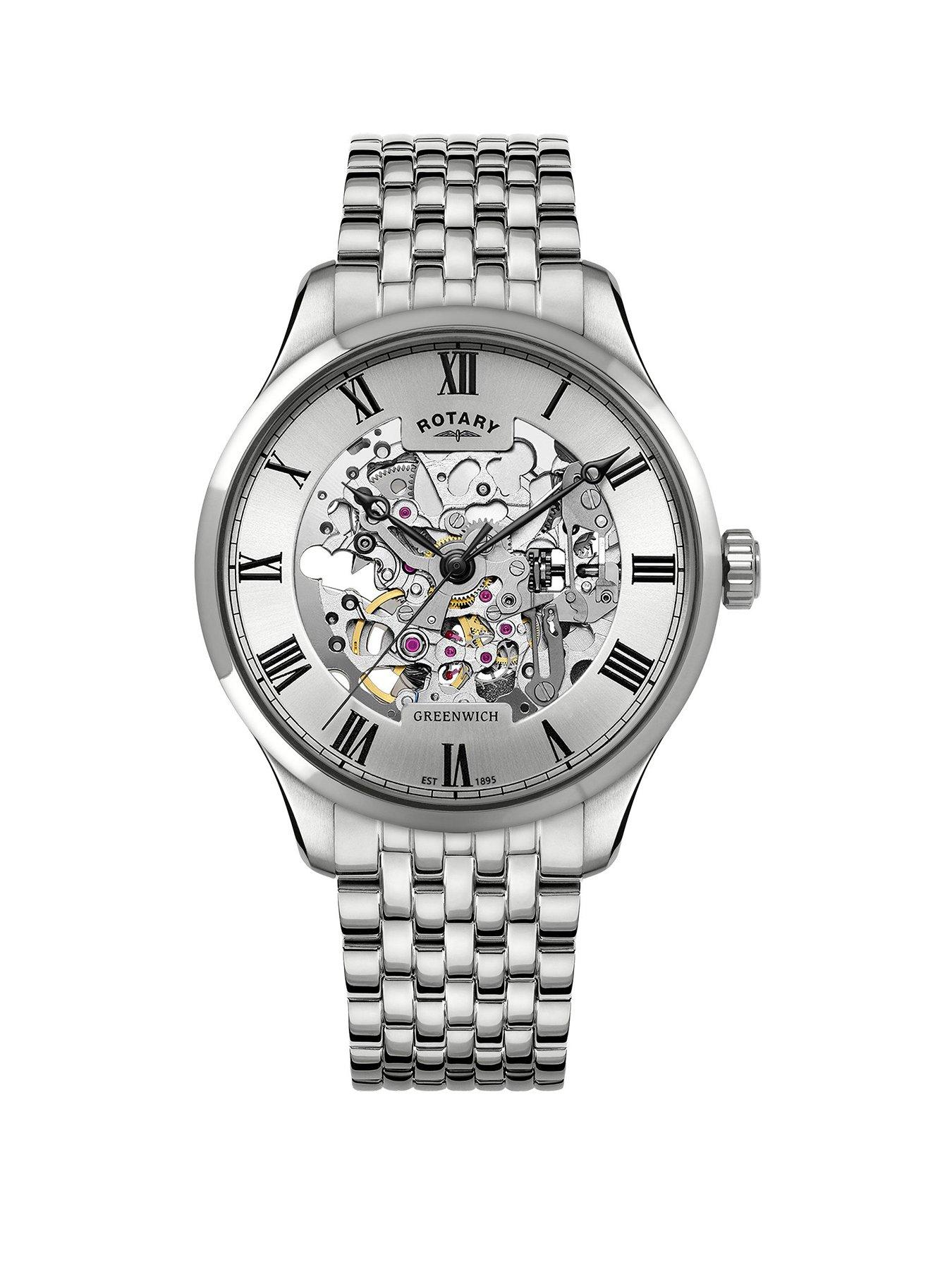 Rotary Men's Greenwich Stainless steel Bracelet Watch