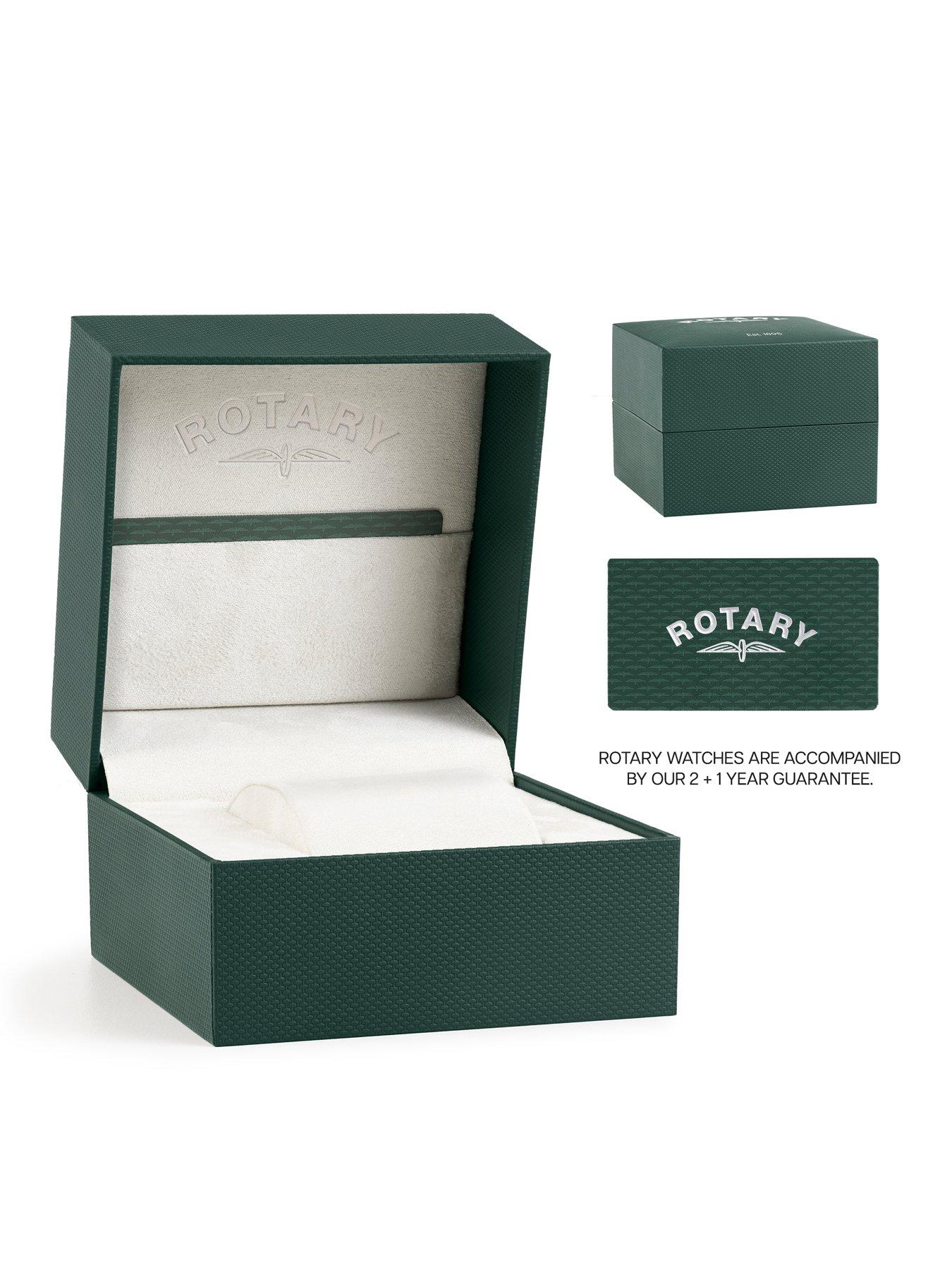 Image 2 of 2 of Rotary Men's Heritage White Dial Stainless Steel Bracelet Watch