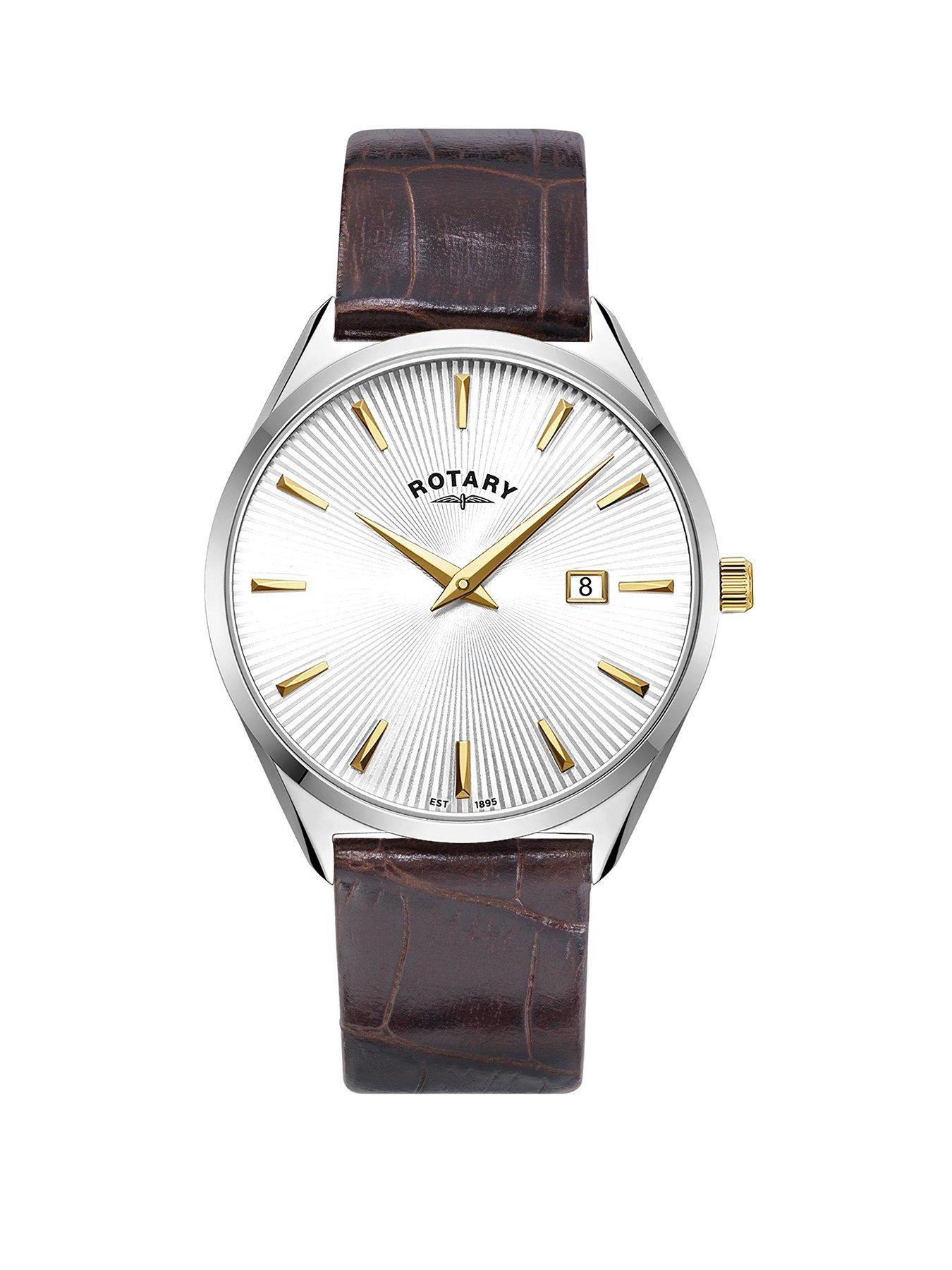 rotary-mens-ultra-slimnbspstainless-steel-brown-leather-strap-watch