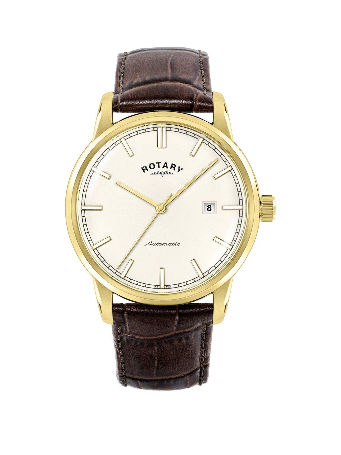 rotary-mens-heritage-automatic-gold-plated-stainless-steel-brown-leather-strap-watch