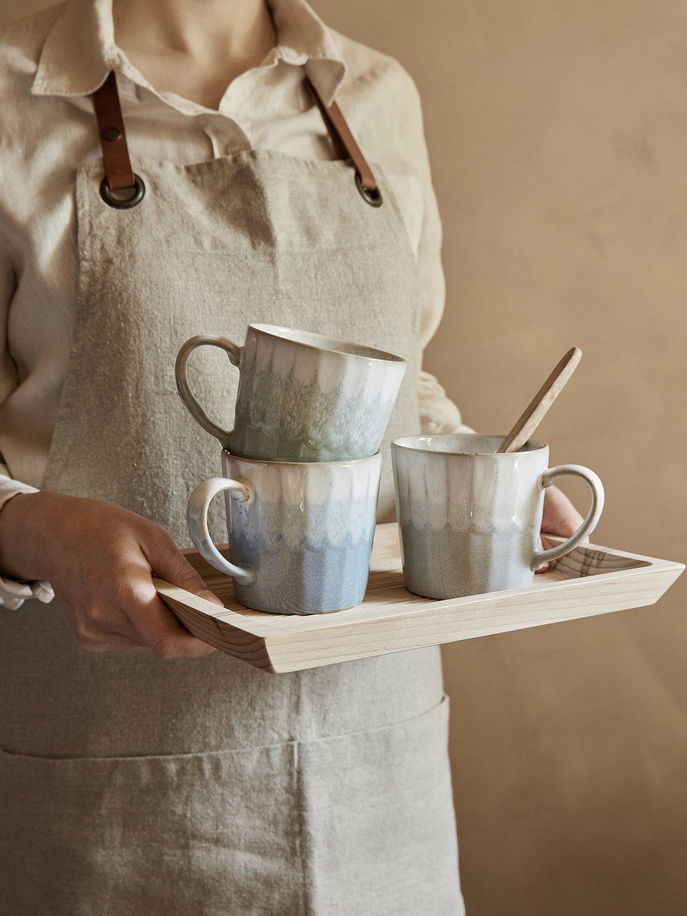 Denby Reactive Light Blue Set Of 2 Mugs