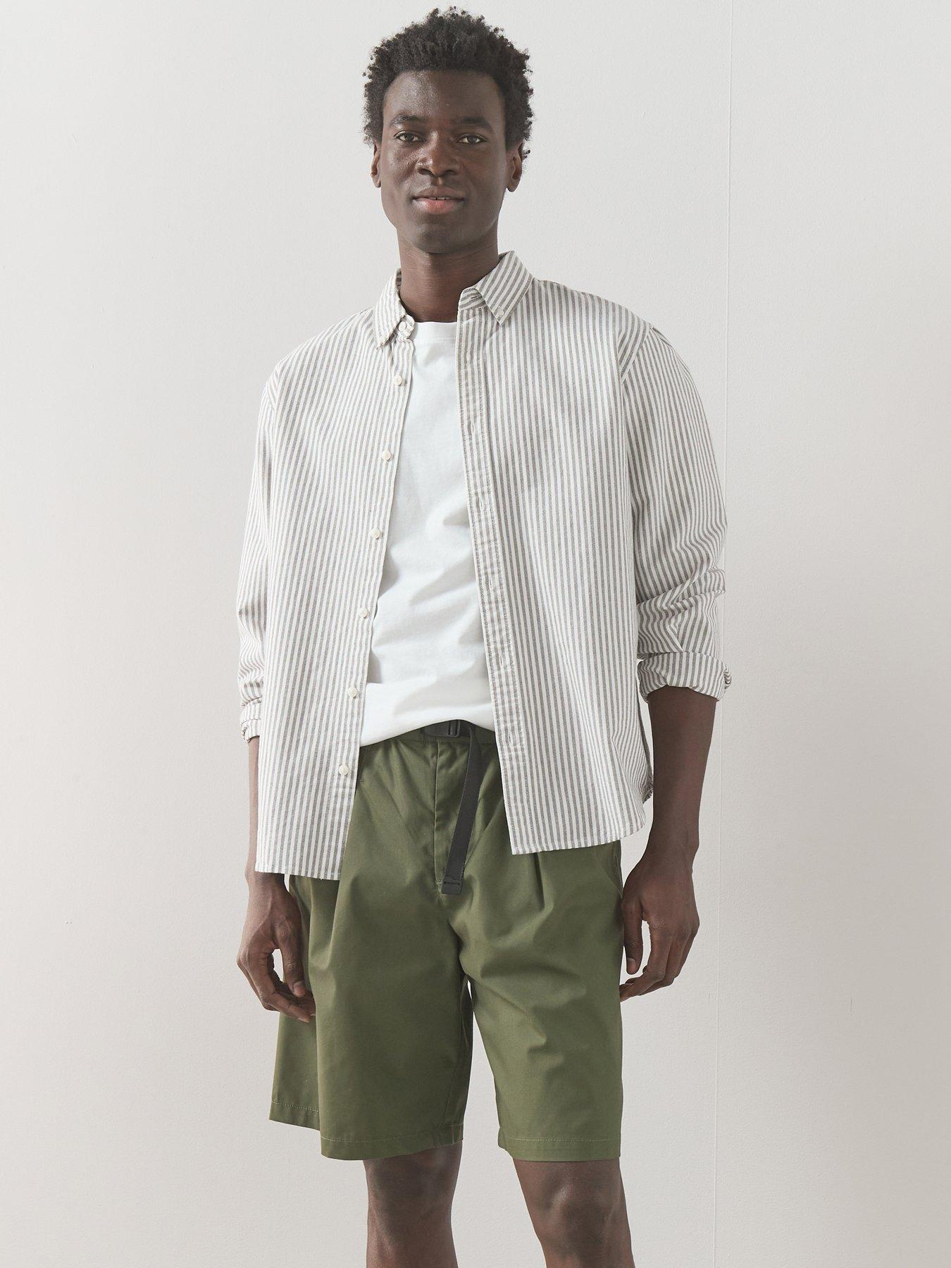 The Very Collection Elasticated Waist Cargo Shorts - Khaki