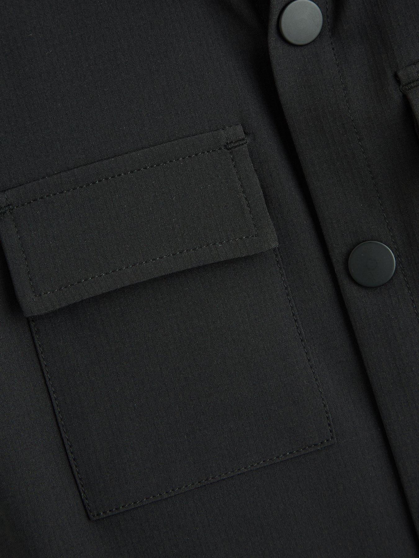 Image 4 of 5 of The Very Collection Boys Technical Cargo&nbsp;Shirt &amp; Shorts&nbsp;Outfit Set - Black