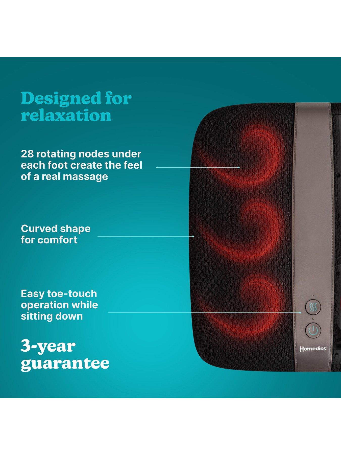 Image 6 of 8 of Homedics Shiatsu Deluxe Foot Massager with Heat