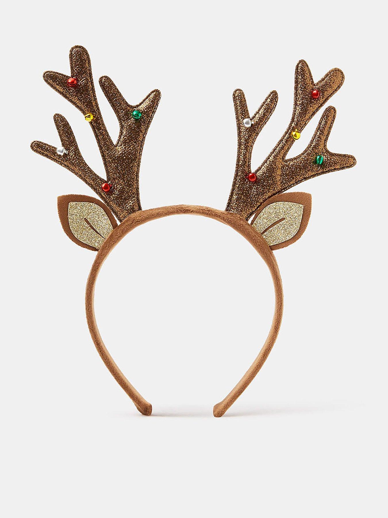 Accessorize Glitter Reindeer Antlers - Brown