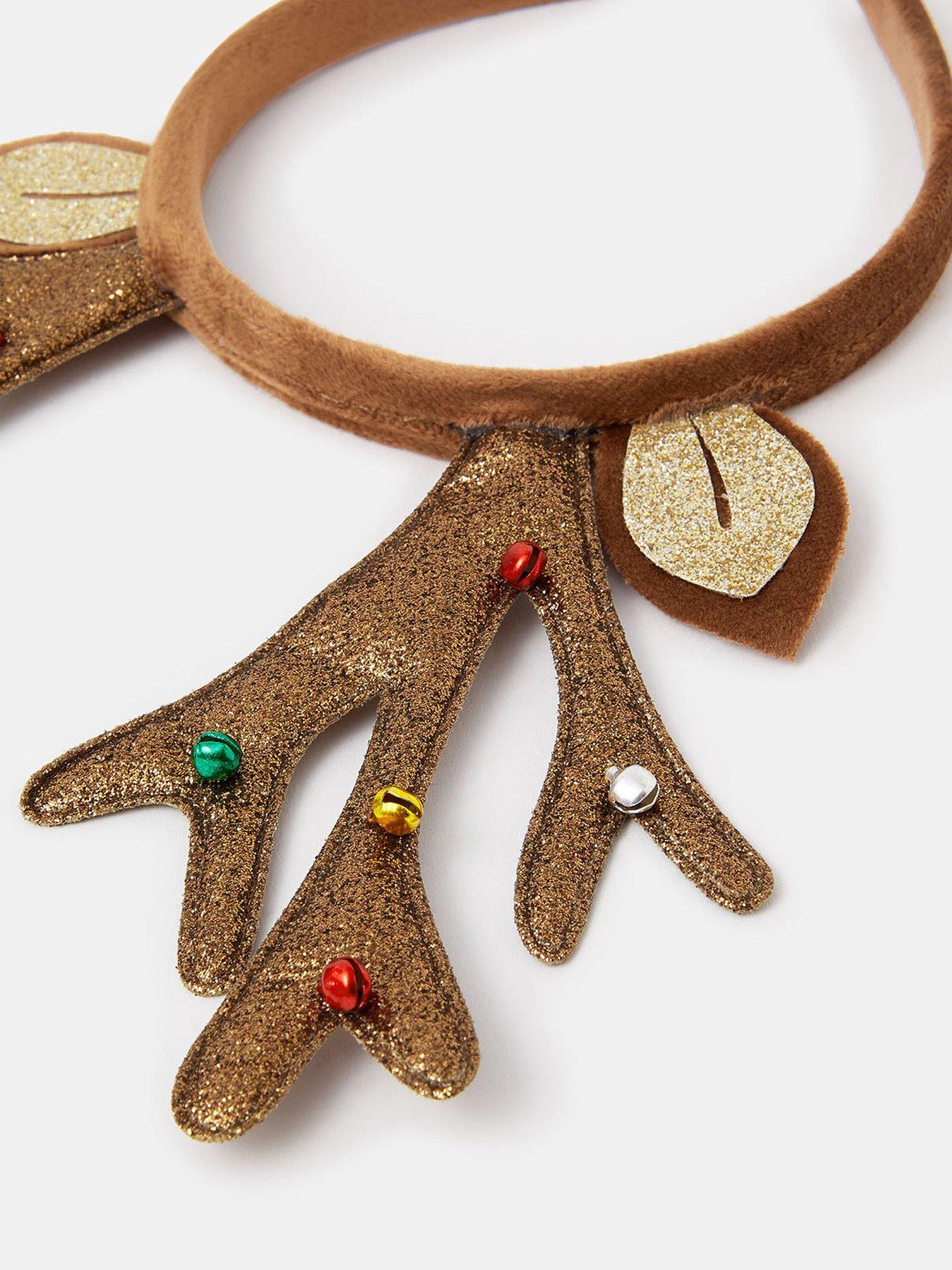  image of accessorize-glitter-reindeer-antlers-brown