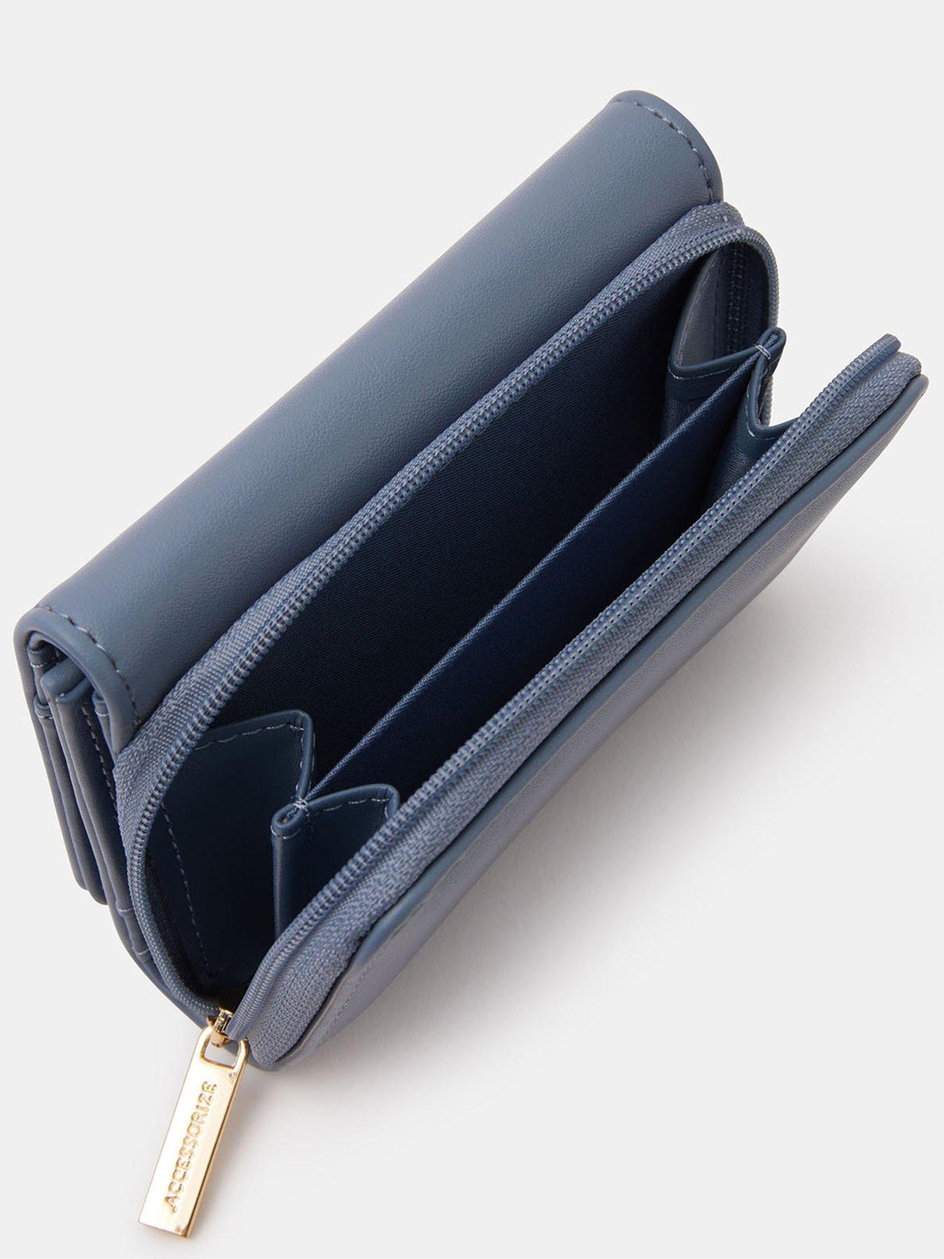 Image 4 of 4 of Accessorize Heart Charm Purse - Blue