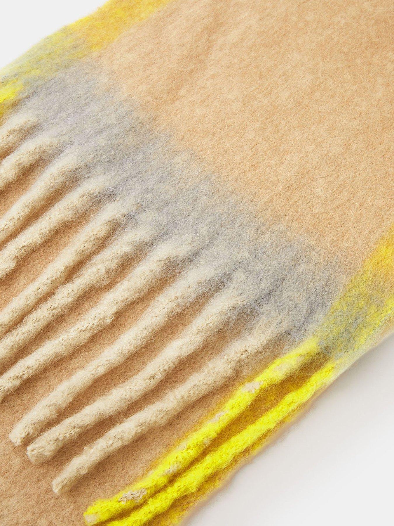  image of accessorize-super-fluffy-scarf-brown