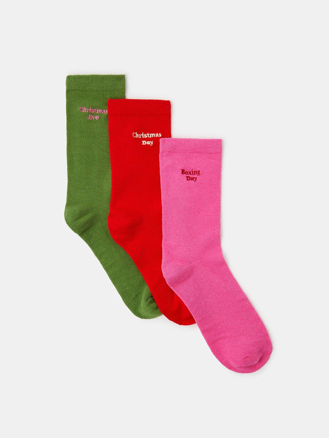 Accessorize Sock Box Slogan - Multi