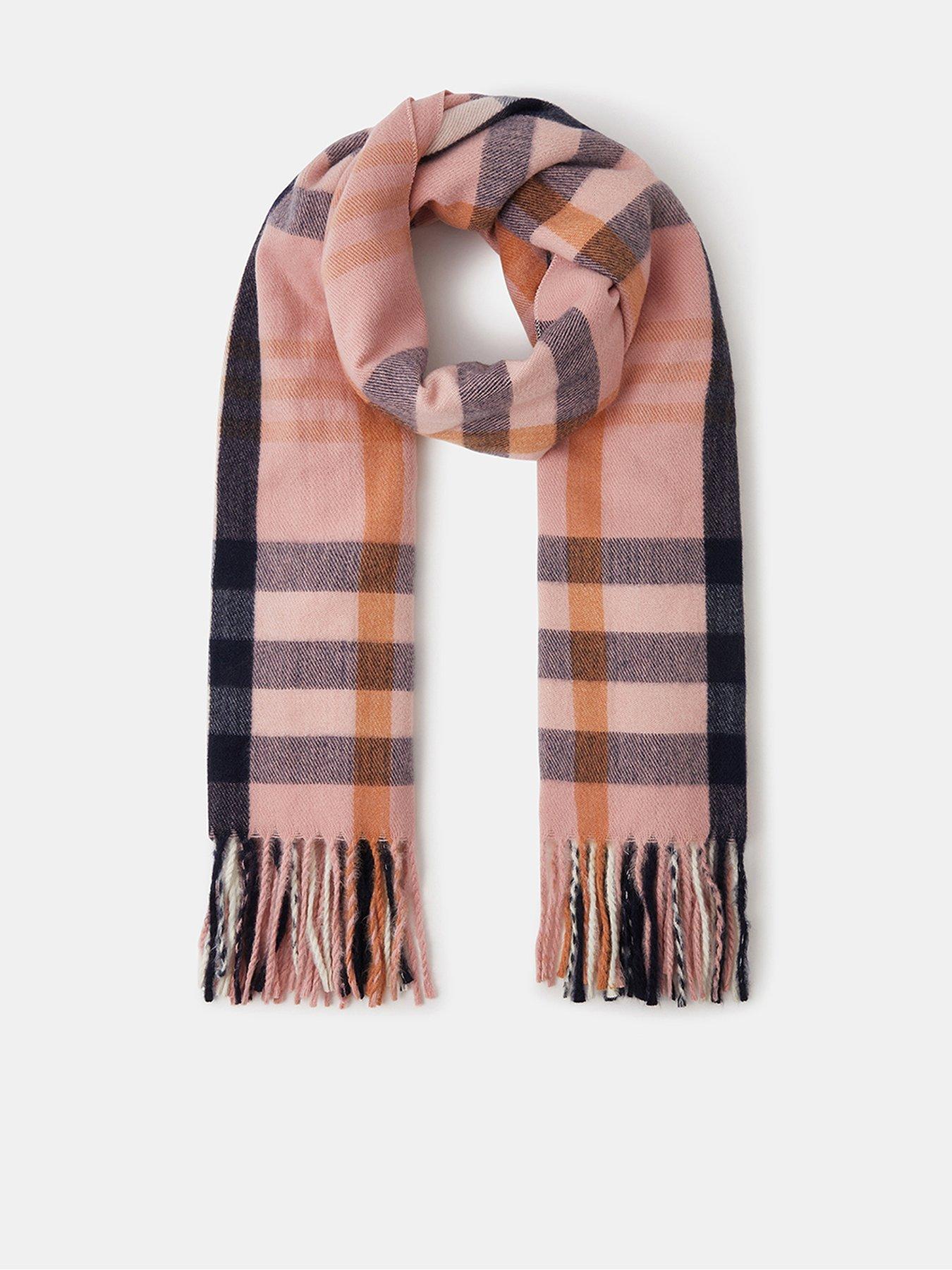 Accessorize York Check Blanket Scarf - Pink