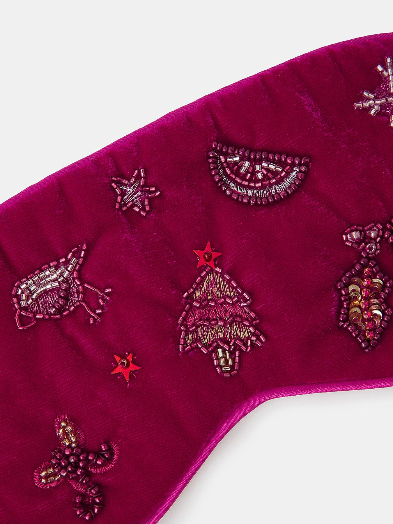  image of accessorize-christmas-eye-mask-pink