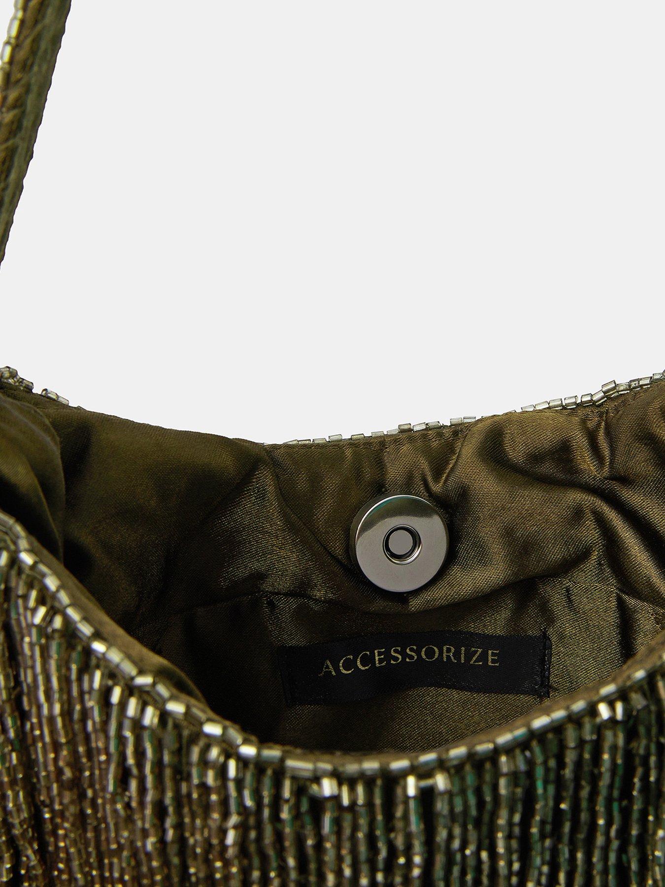 Image 3 of 4 of Accessorize Beaded Fringe Handheld - Multi