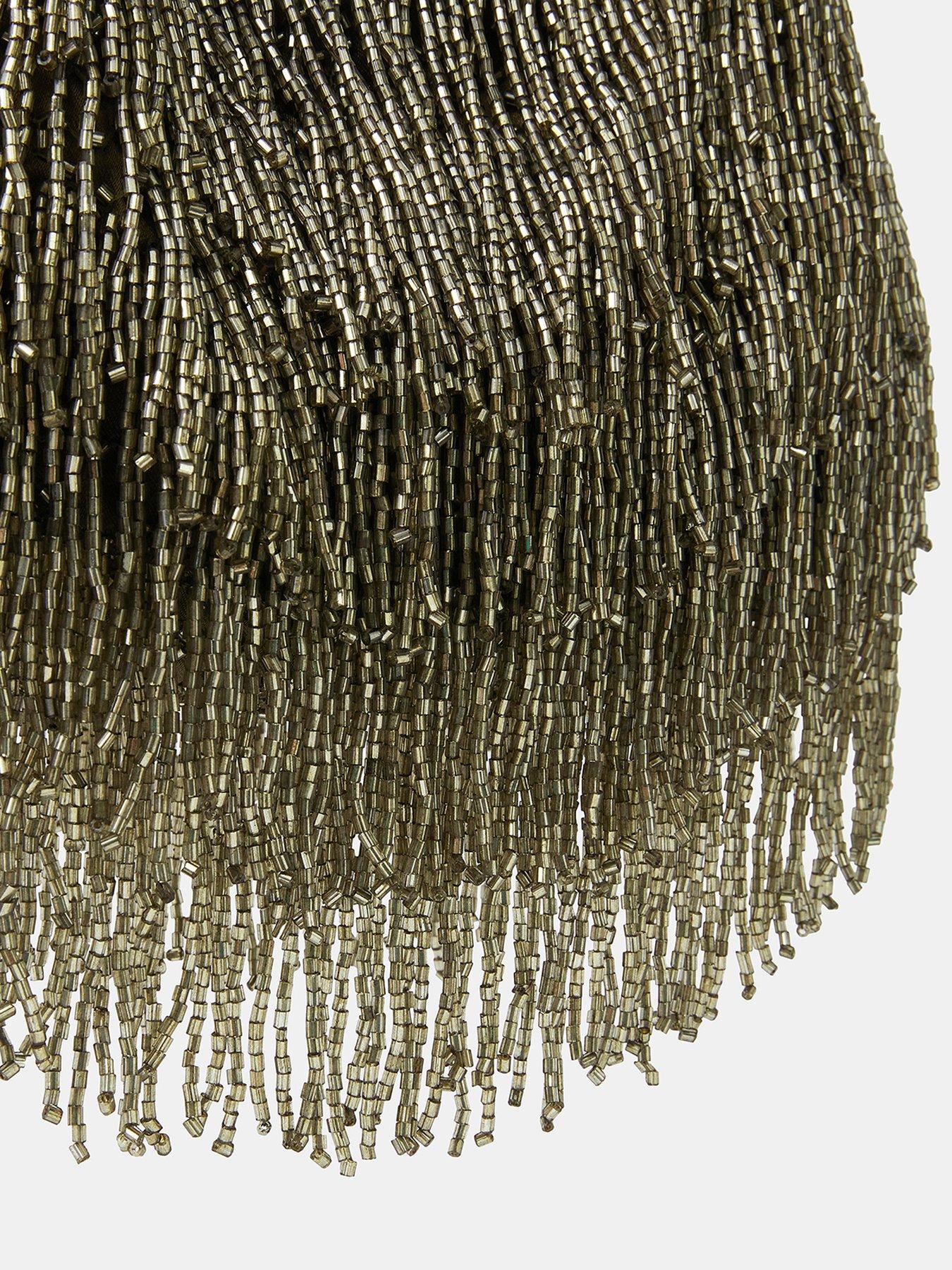 Image 4 of 4 of Accessorize Beaded Fringe Handheld - Multi