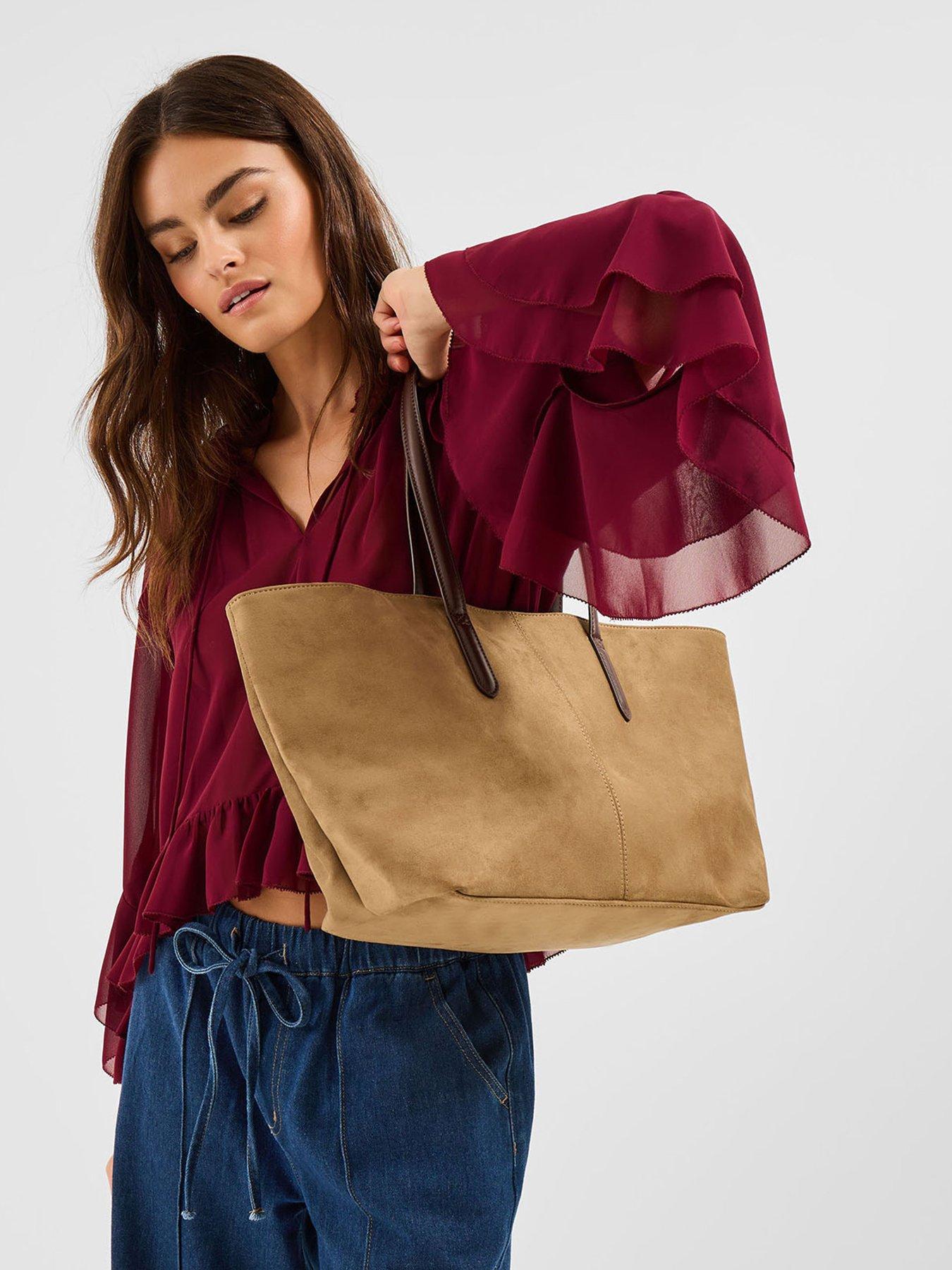  image of accessorize-suedette-tote-bag