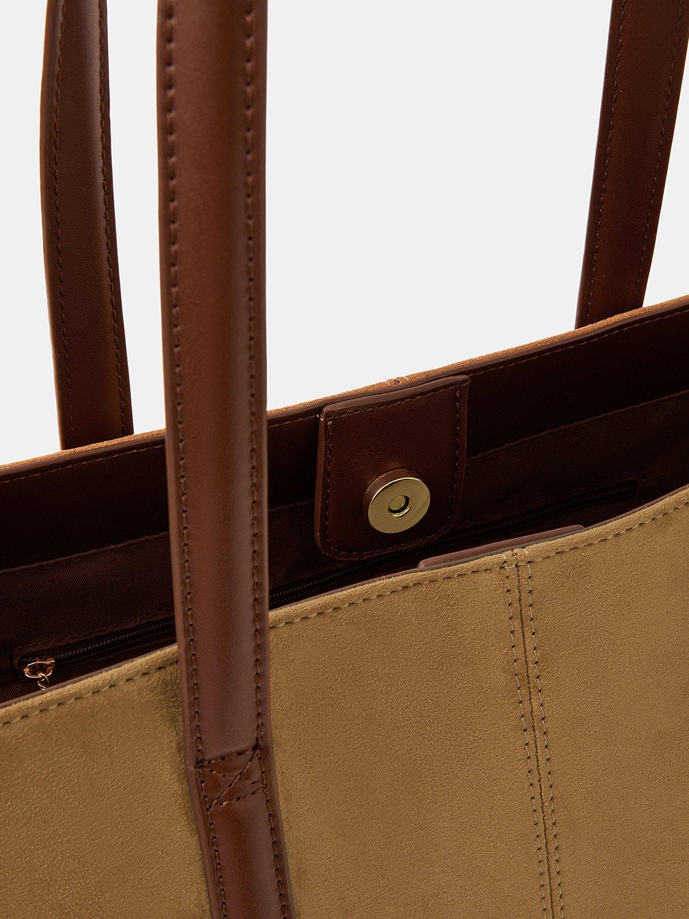  image of accessorize-suedette-tote-bag