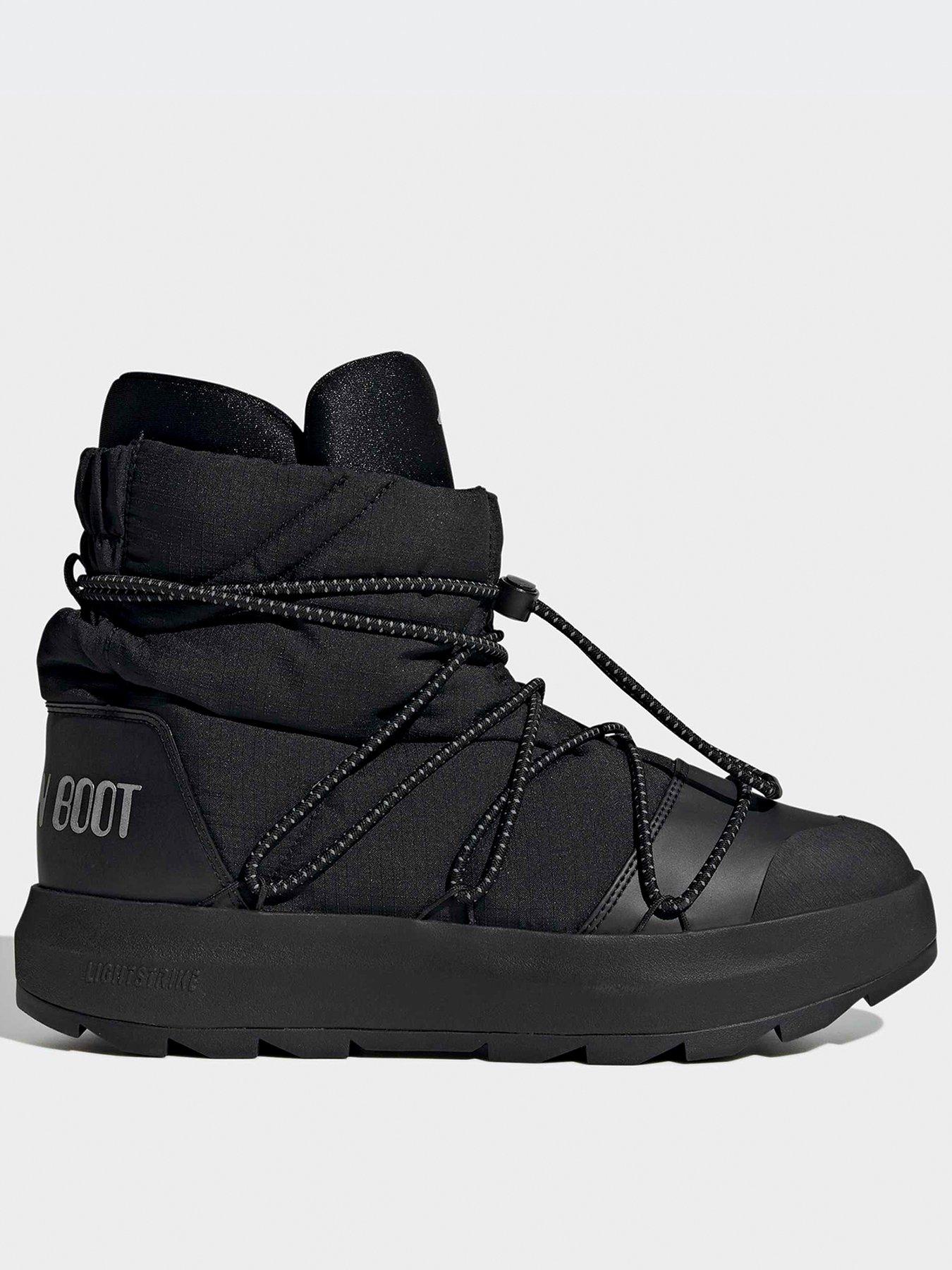 Image 1 of 7 of adidas Sportswear Women's X Moonboot Ace Trainers - Black