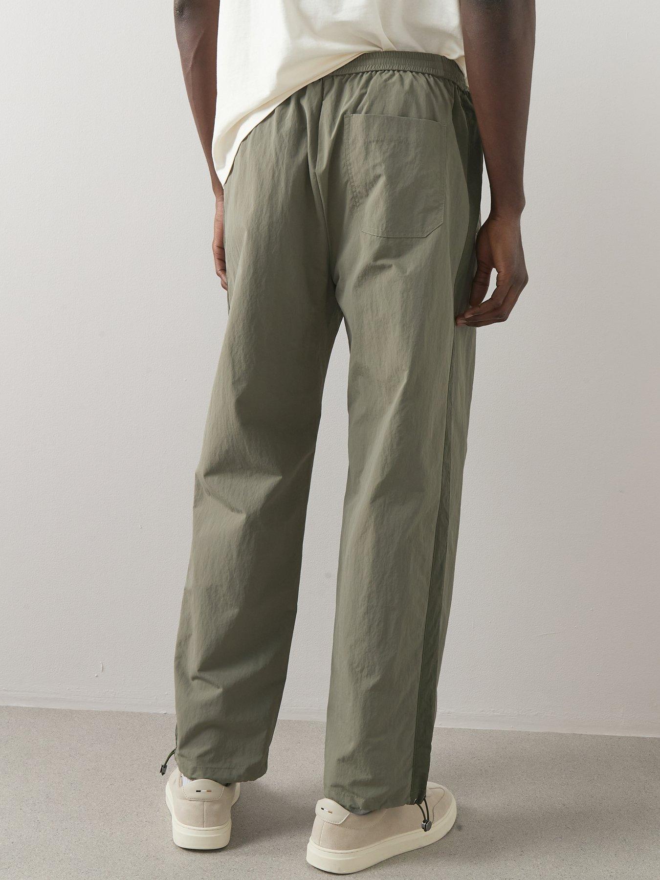 Image 2 of 6 of The Very Collection Tech Elasticated Waist Cuffed Trousers - Green