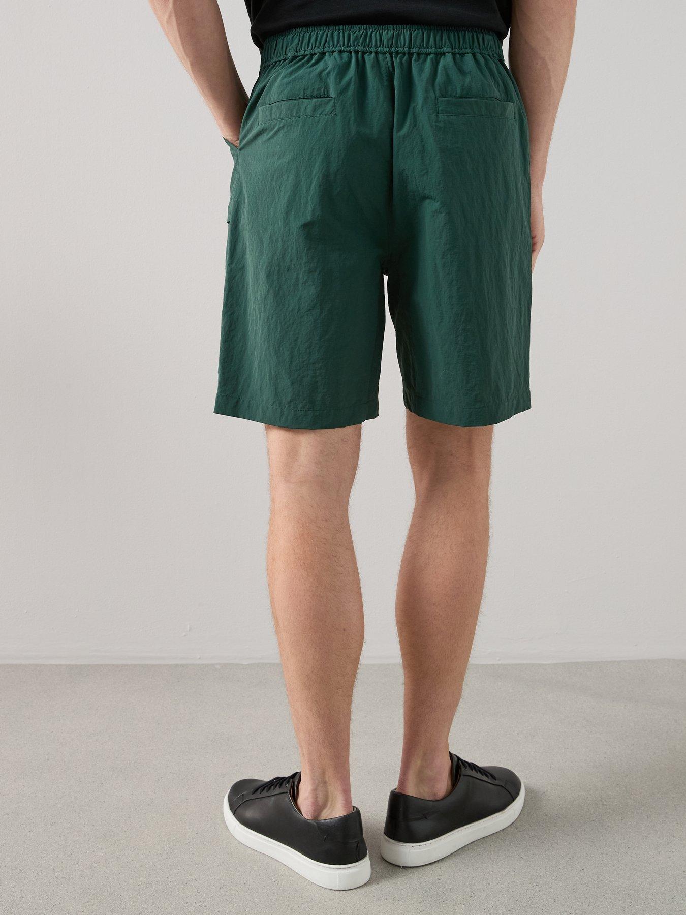 Image 2 of 7 of The Very Collection Tech Double Pocket Cargo Shorts - Green