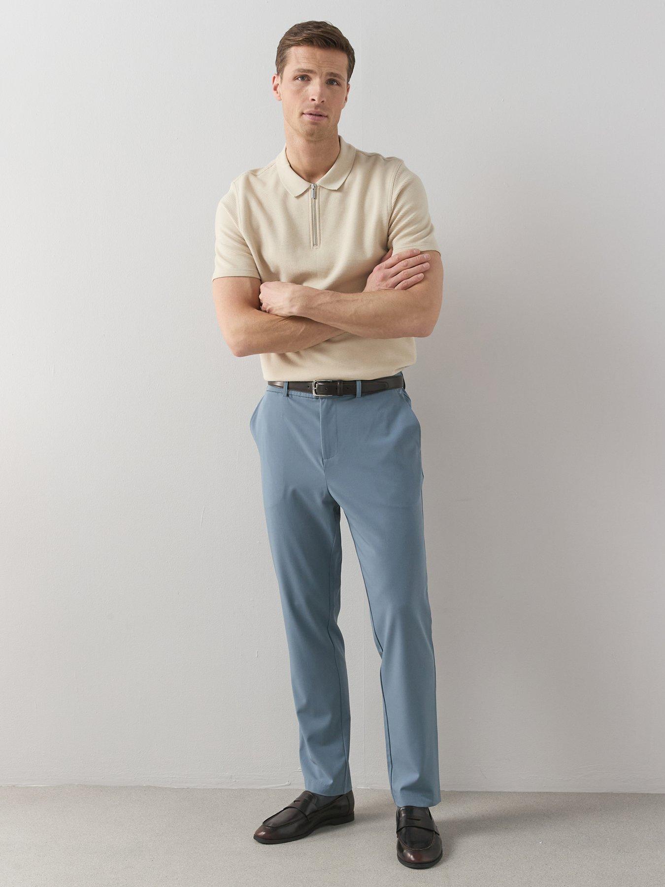 The Very Collection Formal Trouser - Blue