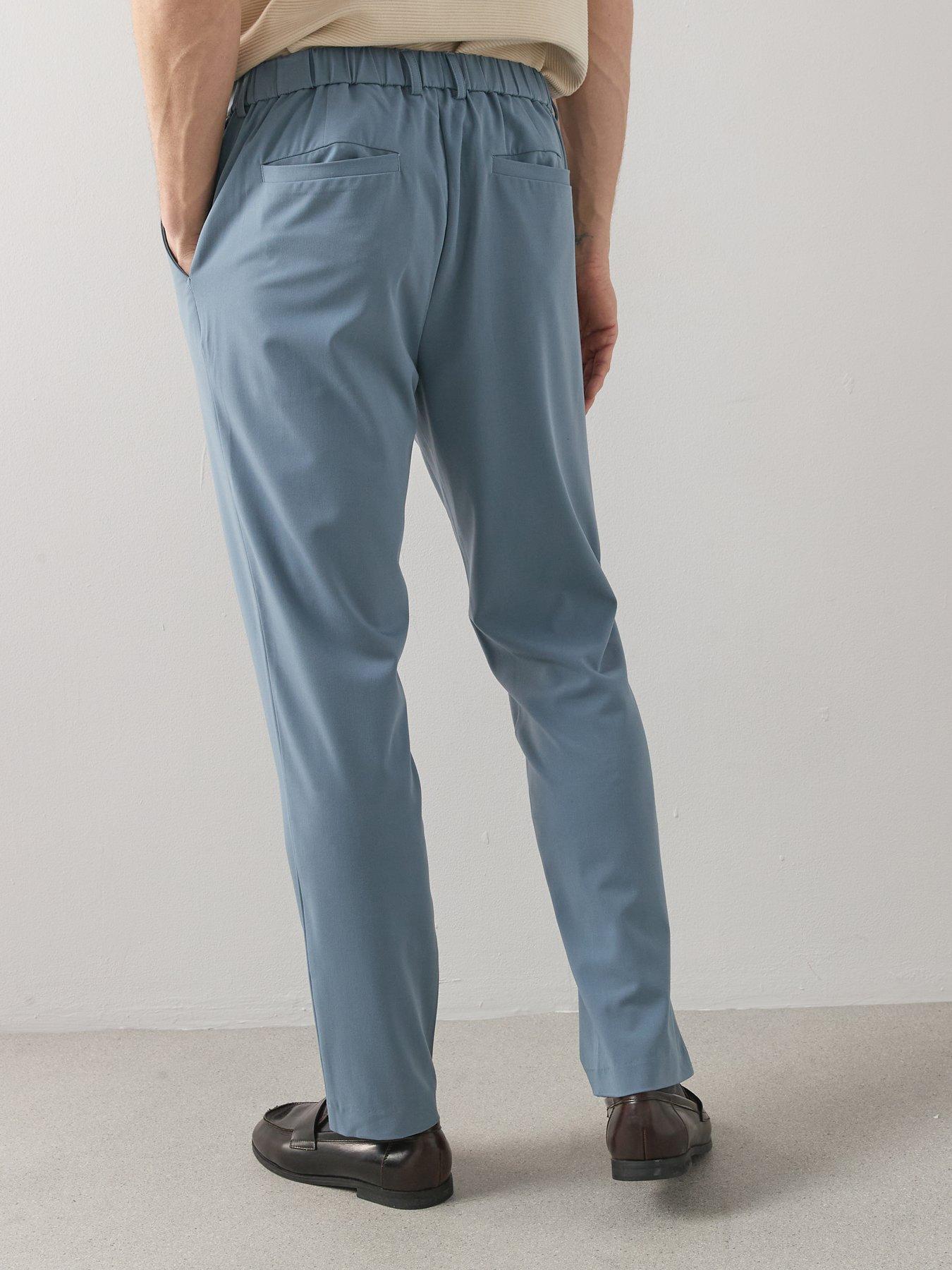 Image 2 of 6 of The Very Collection Formal Trouser - Blue
