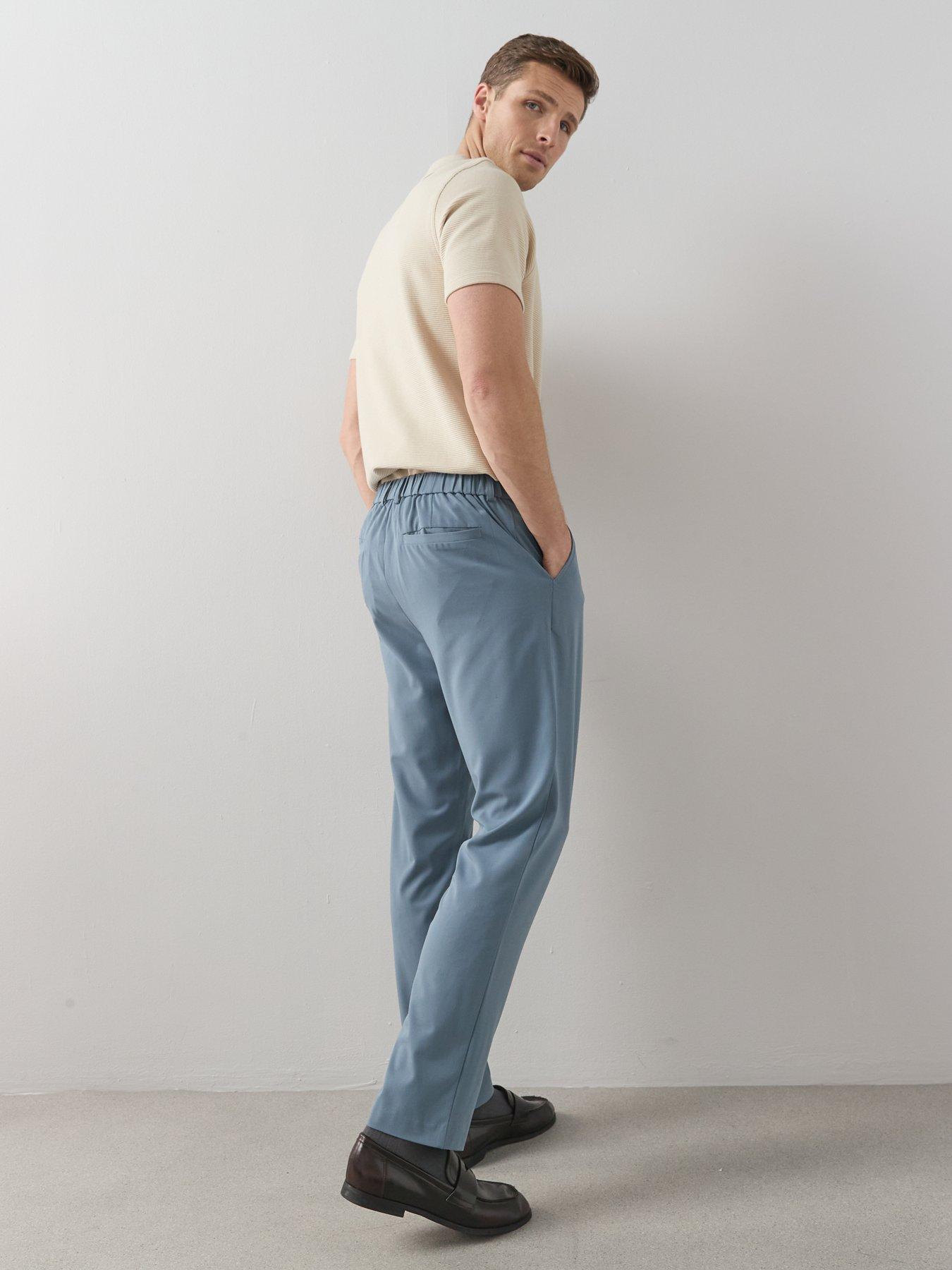 Image 3 of 6 of The Very Collection Formal Trouser - Blue
