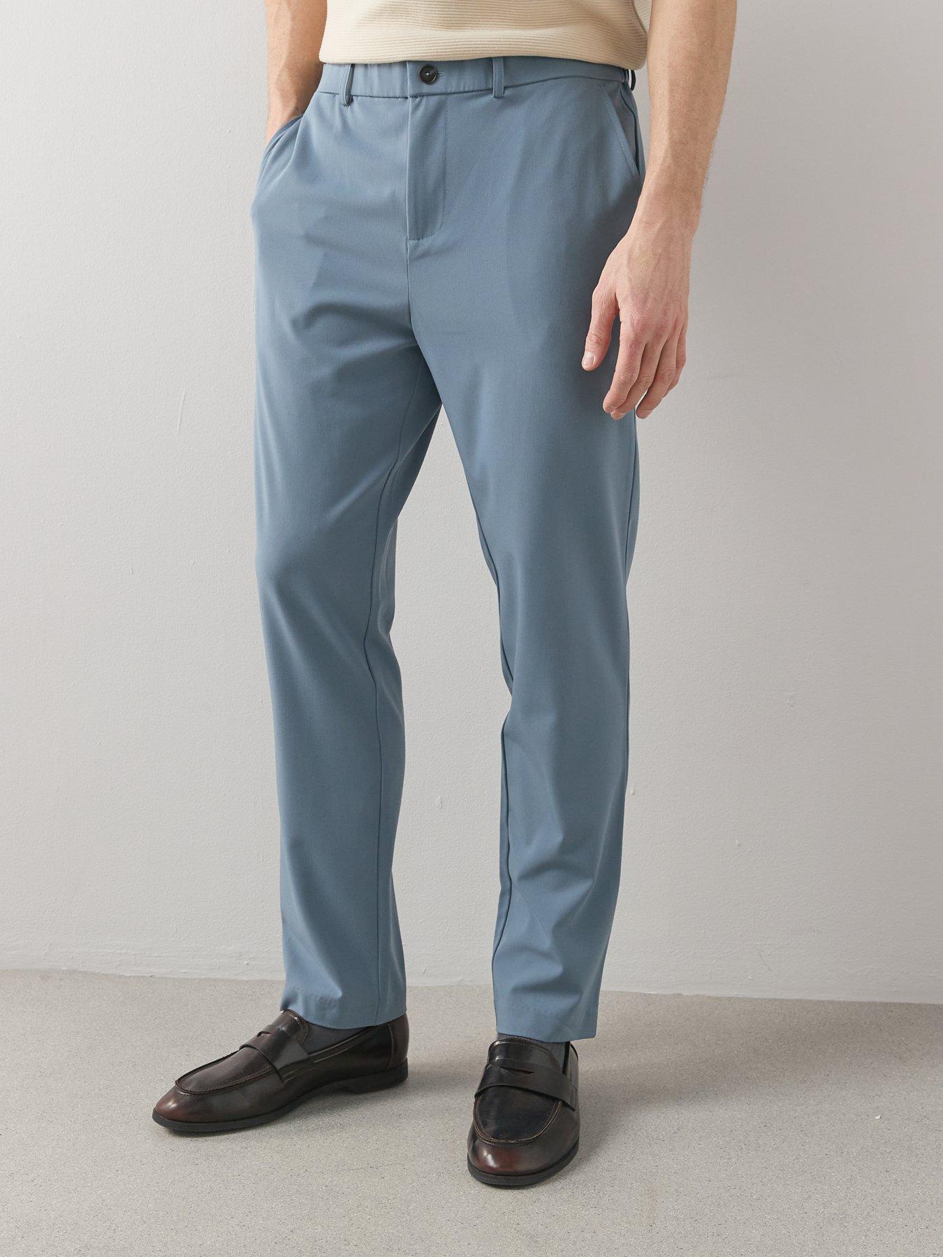 Image 4 of 6 of The Very Collection Formal Trouser - Blue