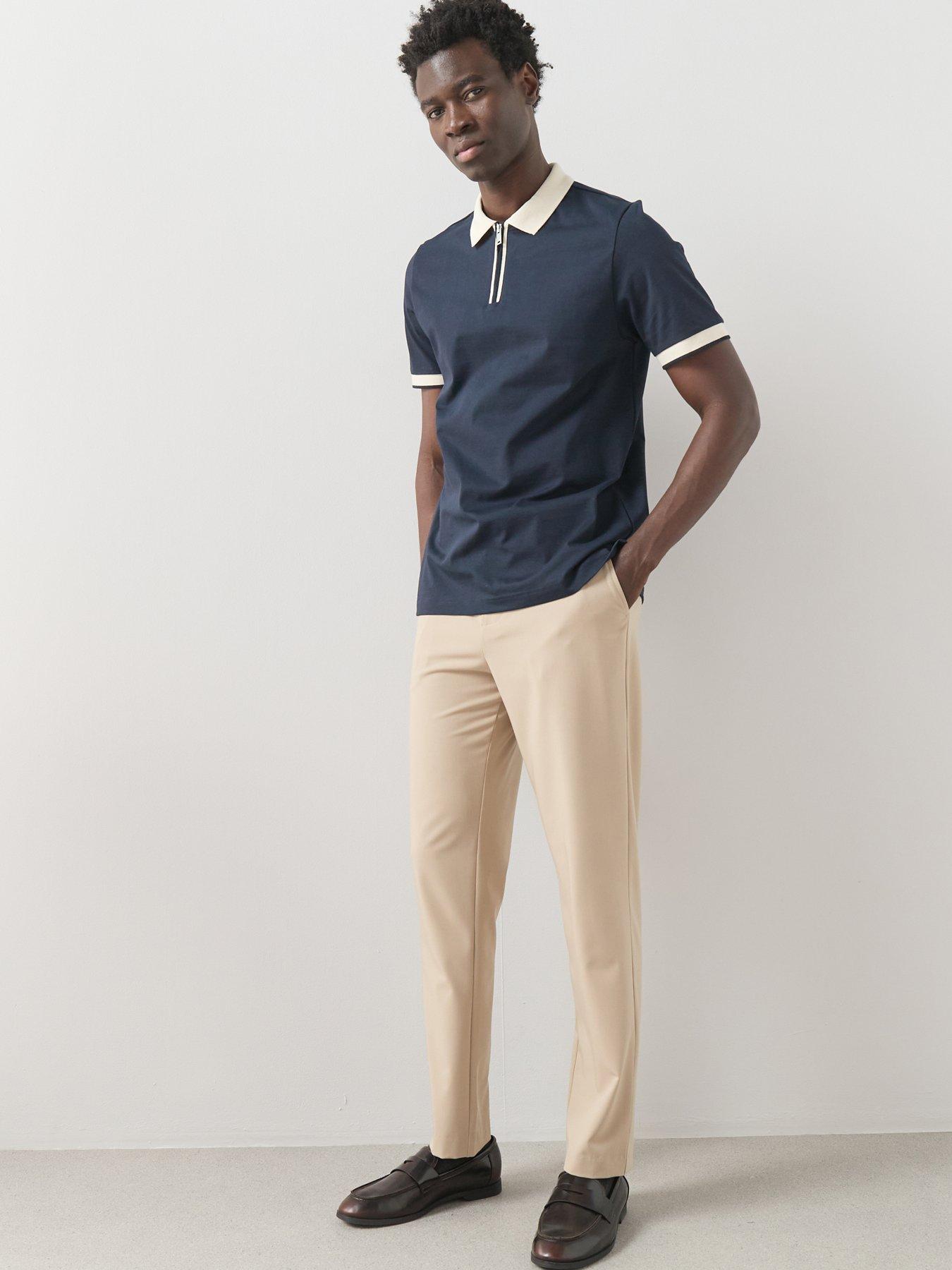 Image 1 of 6 of The Very Collection Formal Trousers - Stone