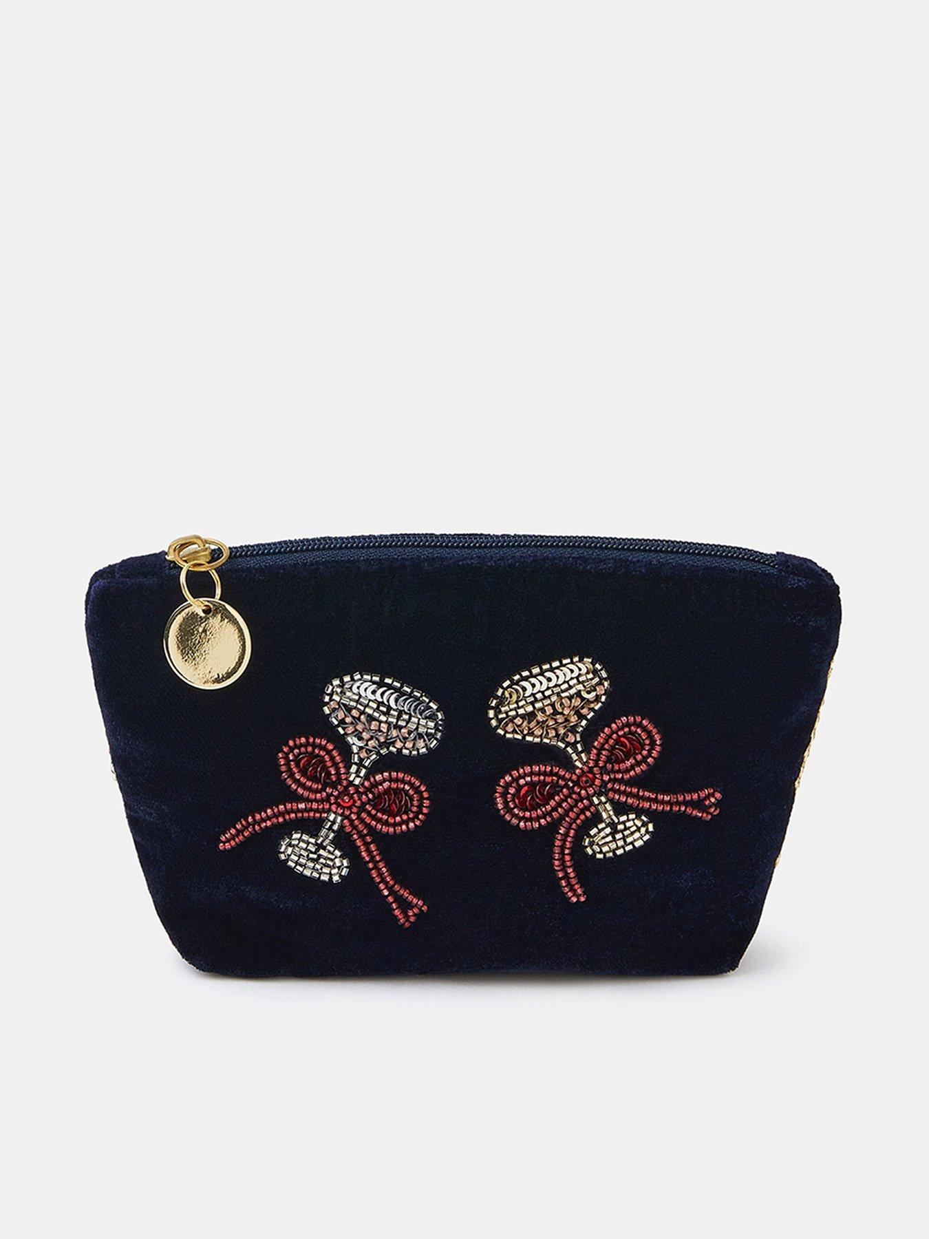 Accessorize Champagne Glass Coin Purse - Blue