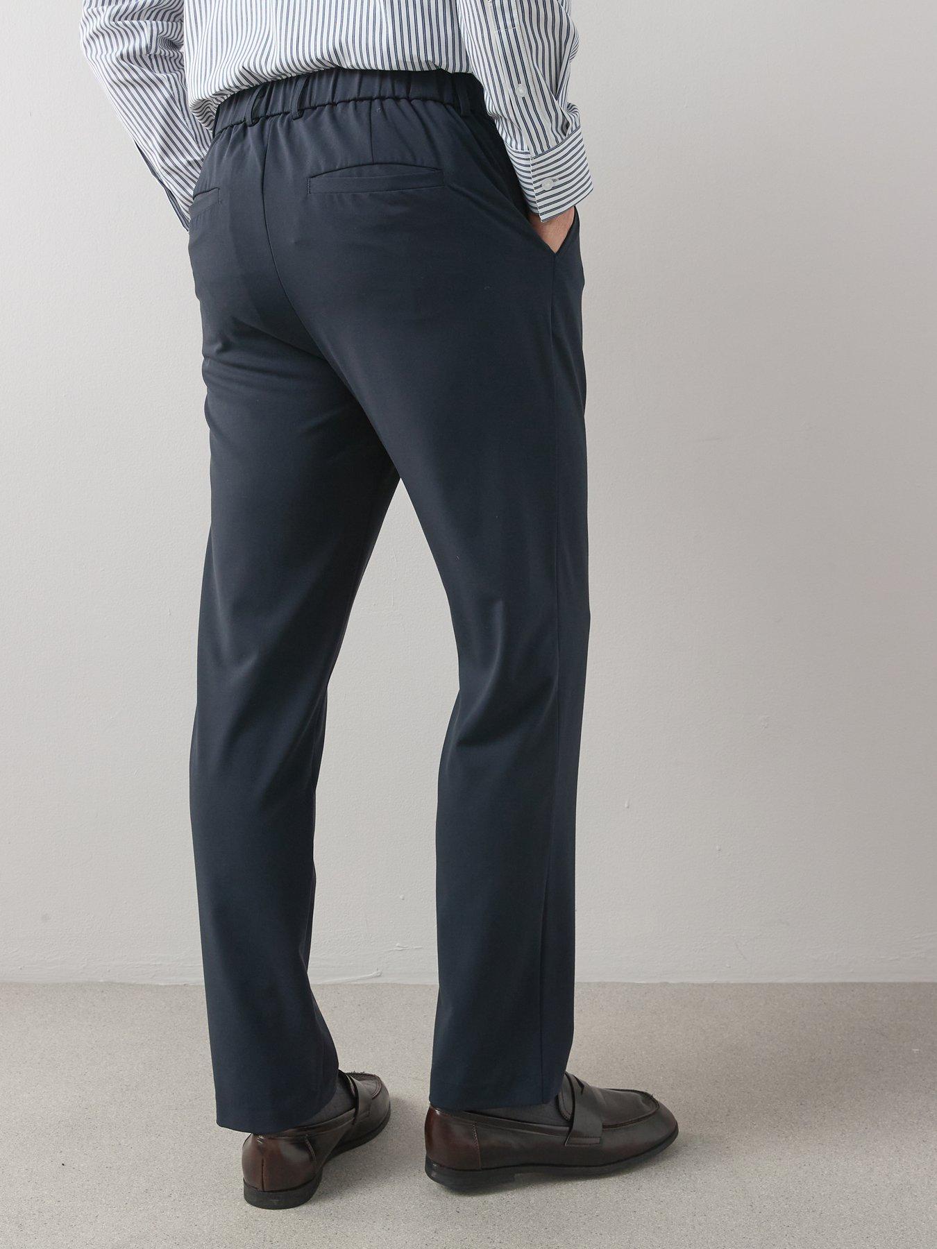 Image 2 of 7 of The Very Collection Formal Trousers - Navy