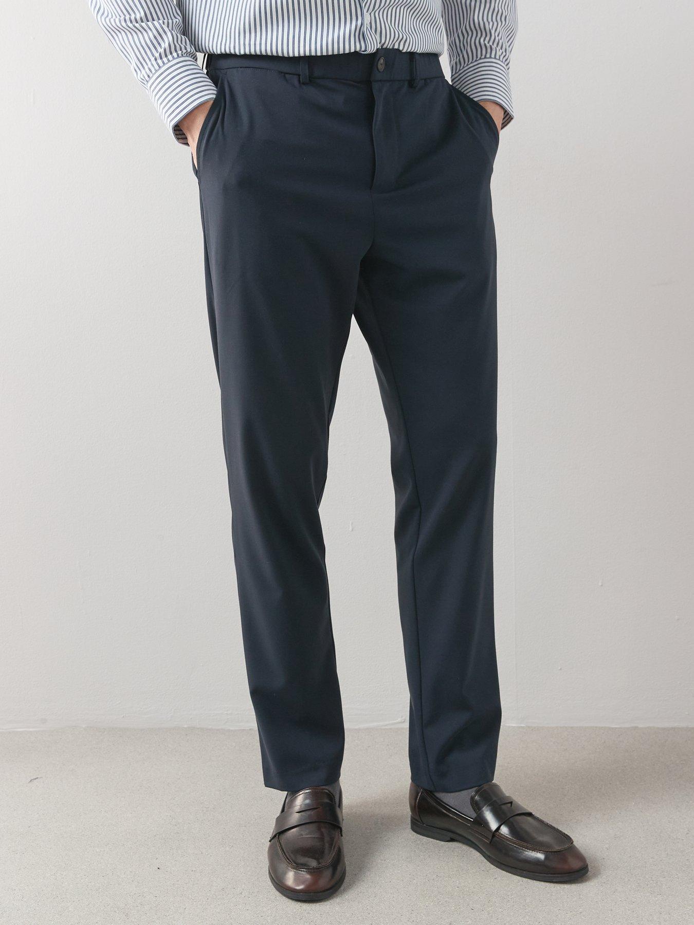 Image 4 of 7 of The Very Collection Formal Trousers - Navy