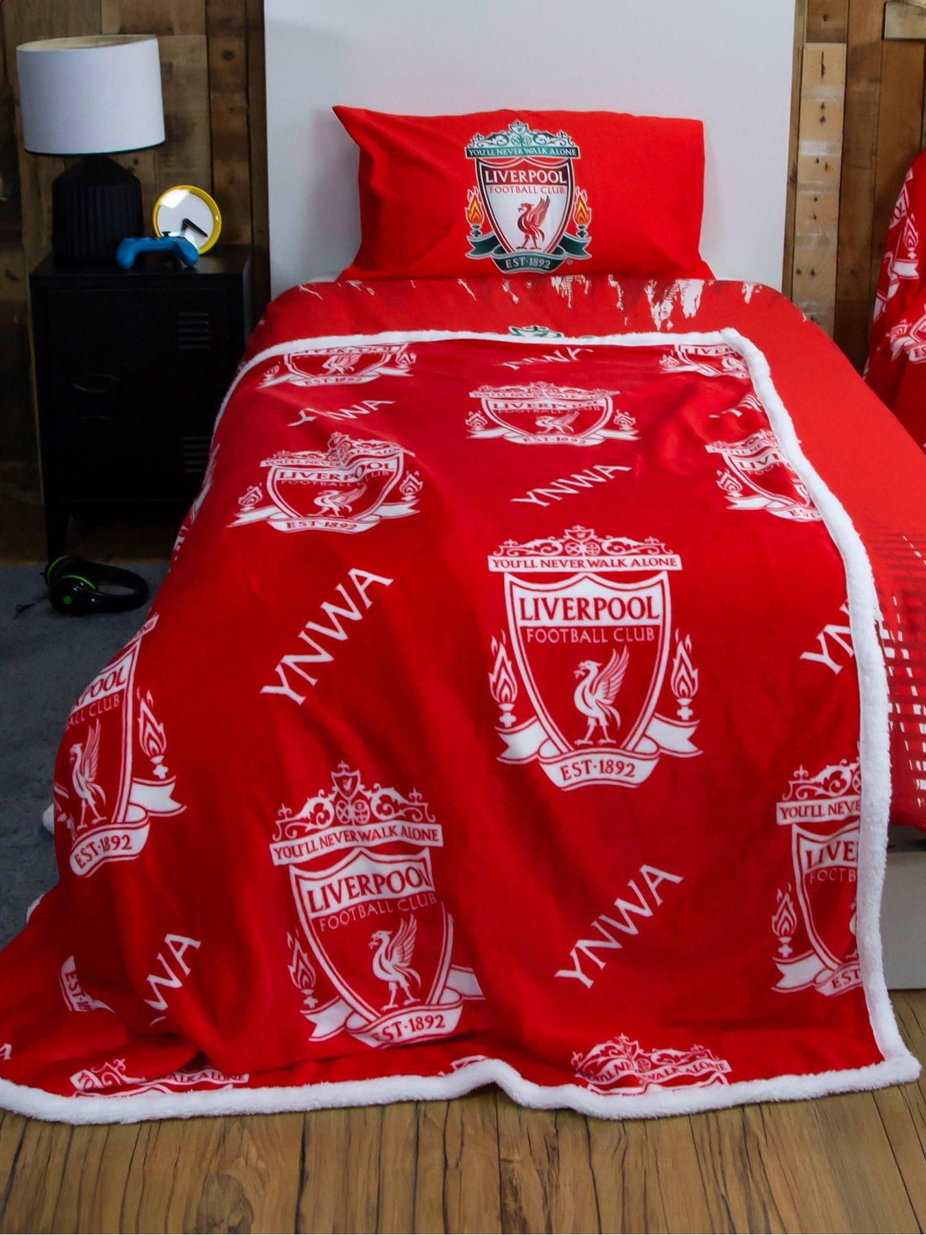 Liverpool FC Liverpool Ynwa Rotary Fleece Sherpa Blanket