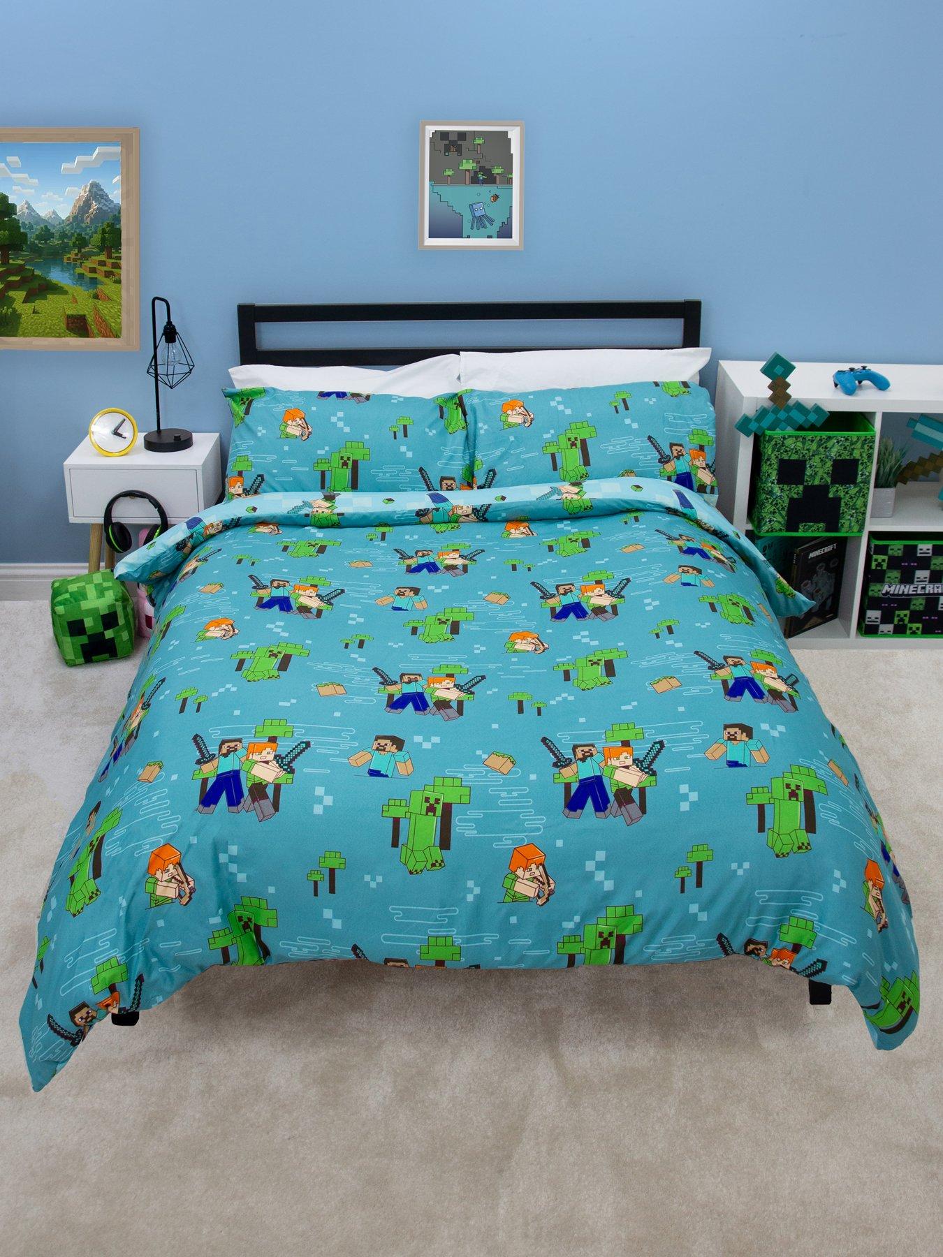 undefined Minecraft Level Up Rotary Duvet