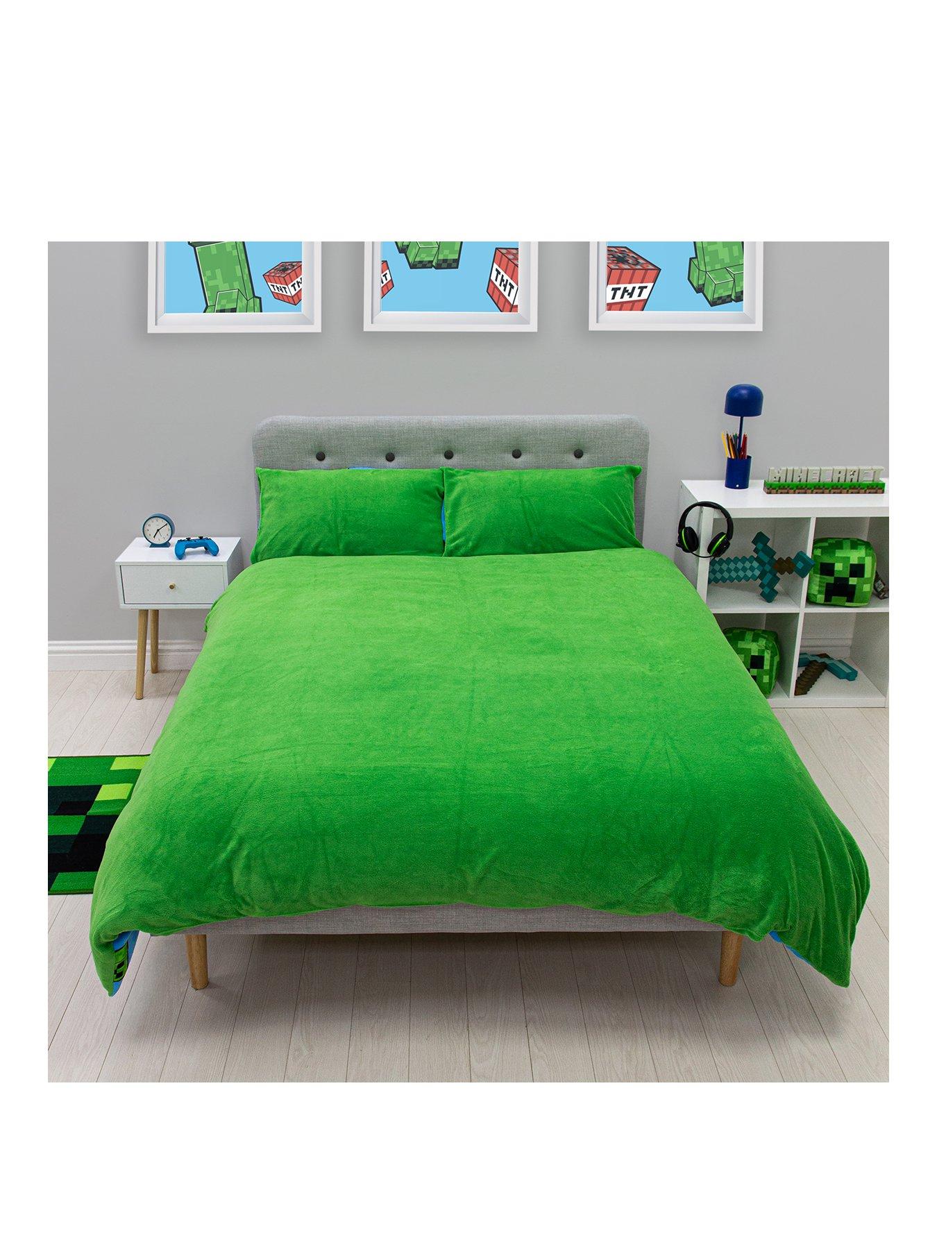 image of minecraft-warmer-teddy-fleece-duvet