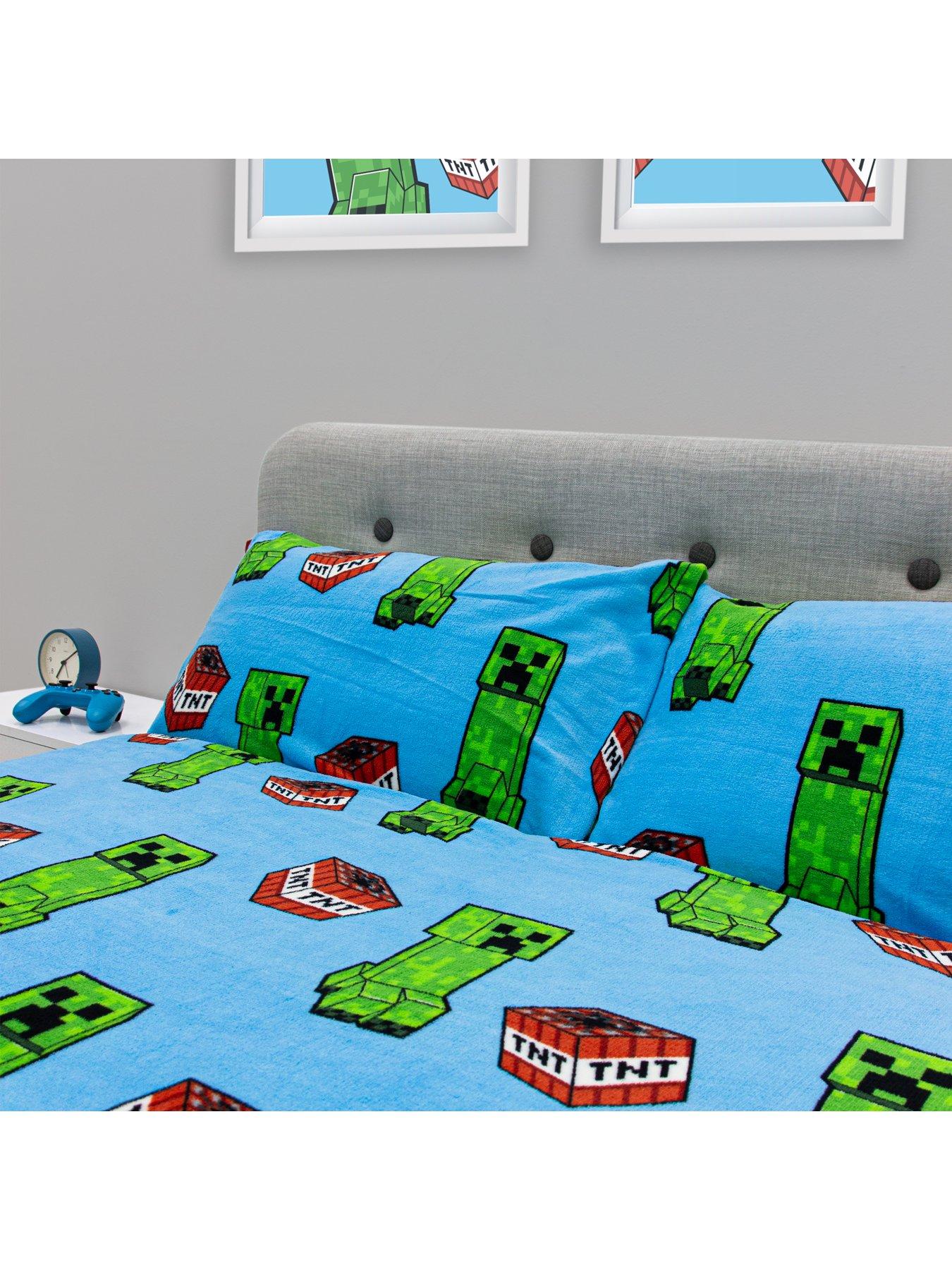  image of minecraft-warmer-teddy-fleece-duvet