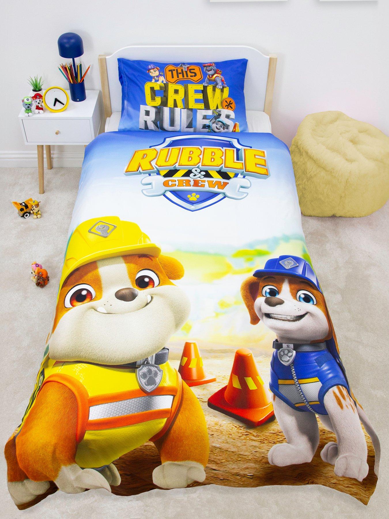 undefined Rubble And Crew Panel Duvet- Single