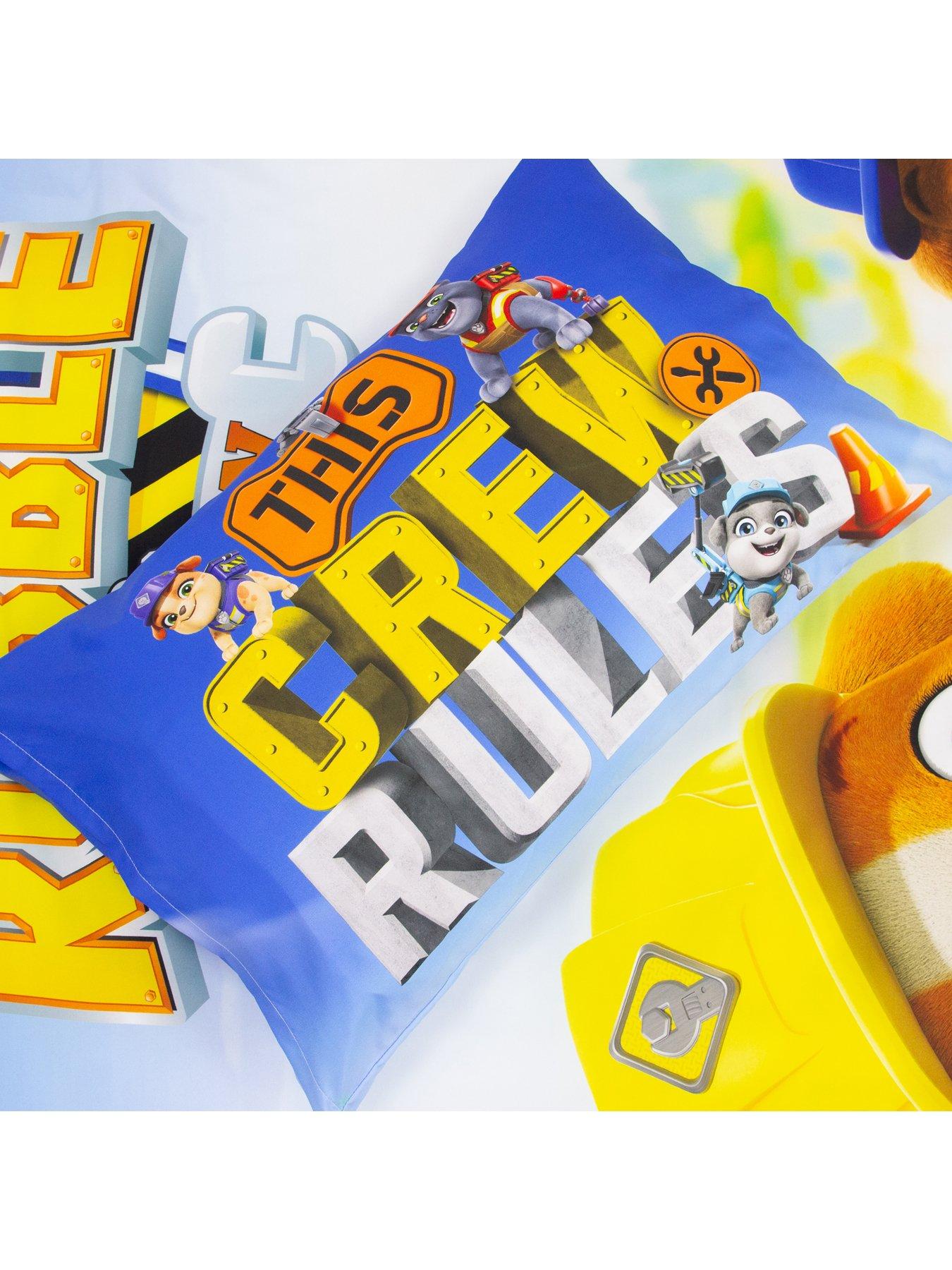  image of paw-patrol-rubble-and-crew-panel-duvet--single